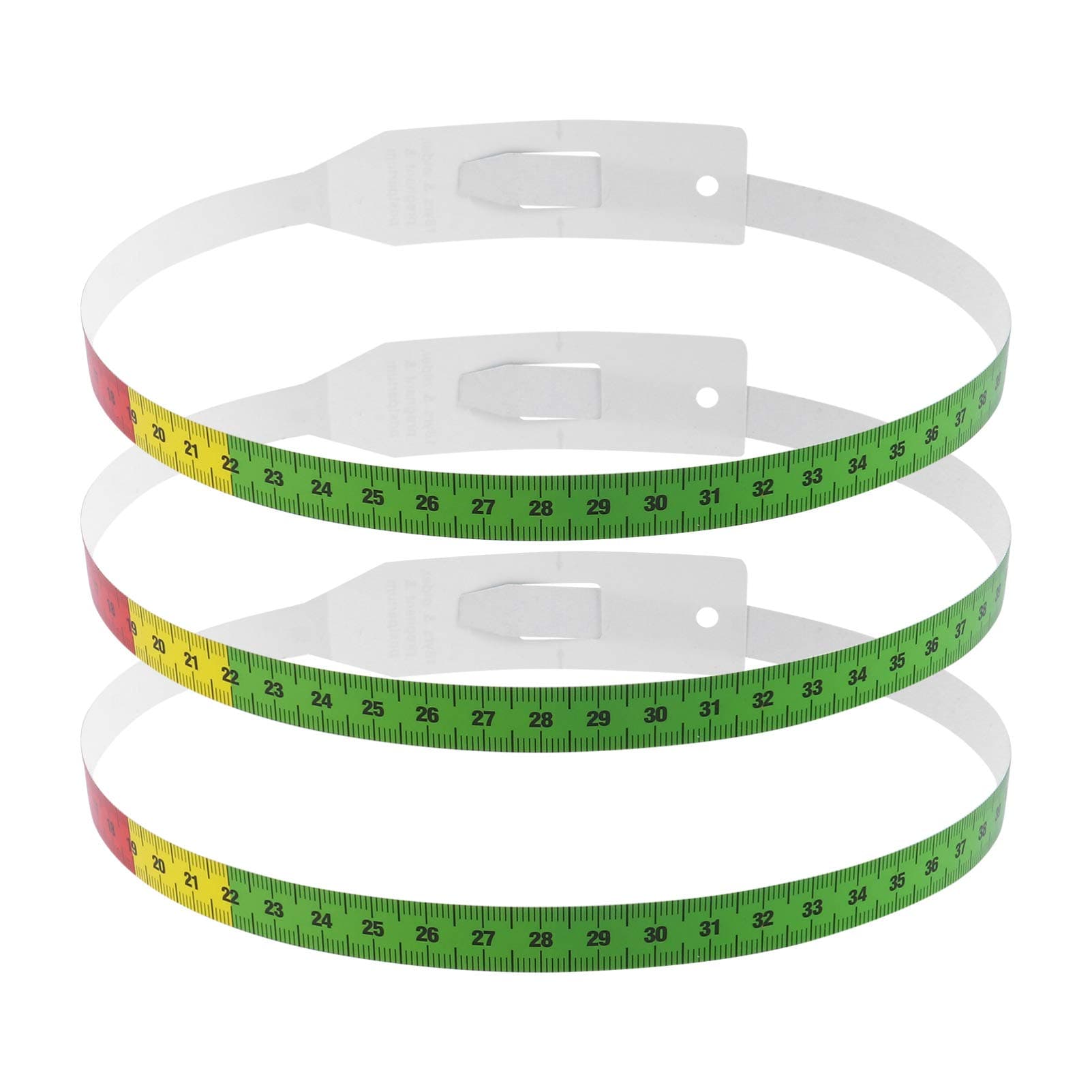 HEALLILY3pcs/ A Set Baby Head Measure Measuring Tape Reusable Toddler Infant Head Body Arm Circumference Tapes