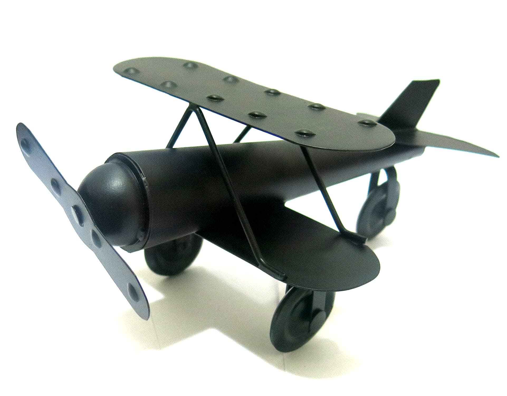 - Kid Metal Medium 8.5'' Retro World War German Wings Model Wrought Iron Aeroplane Aircraft Model (Black, 21.5 X 15 X 10 Cm )