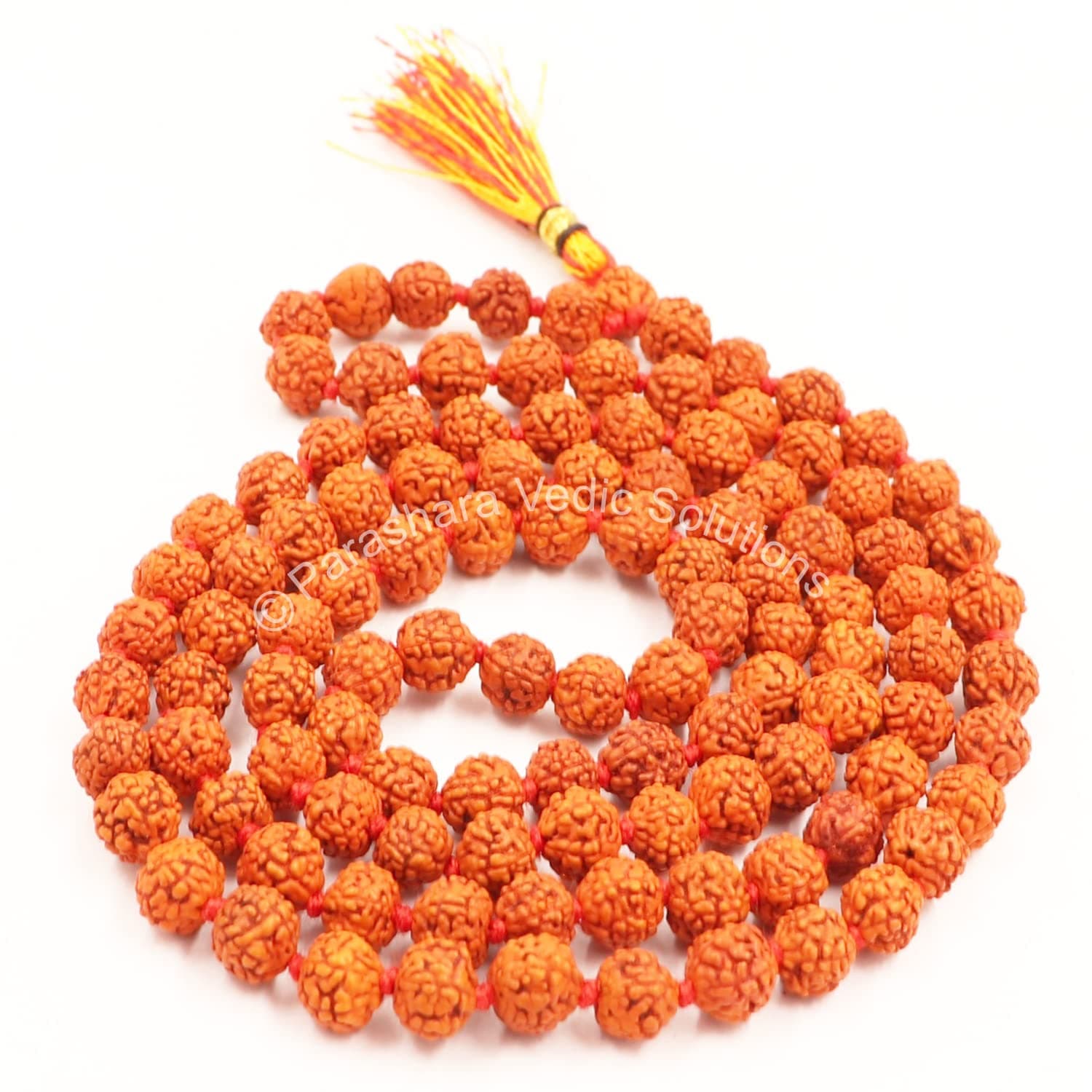 ARKAMARKAM Rudraksha Mala Certified/Natural Rudraksh Mala/Original Rudraksha mala Certificate/Small Rudraksham Mala/ 5mm Rudraksha Rosary (Size: 5mm, Beads: 108+1)