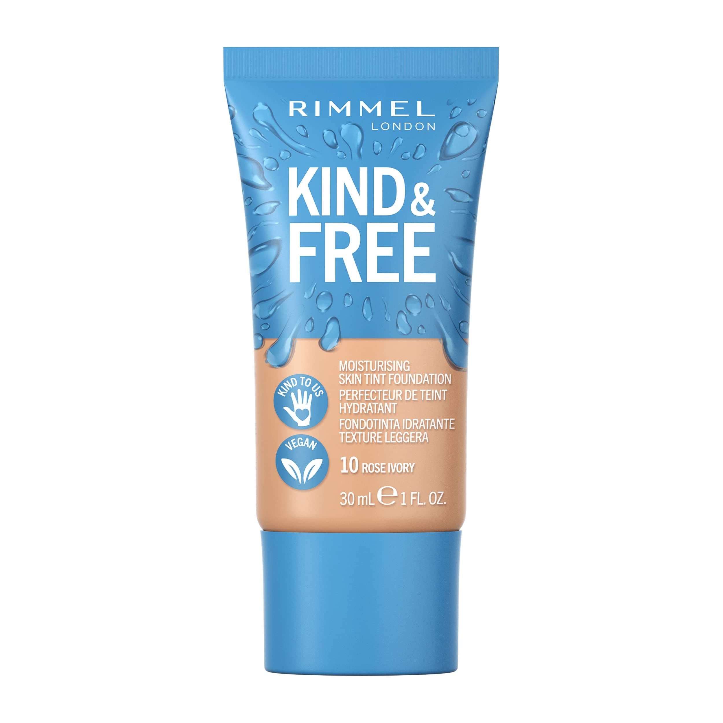 Rimmel London Kind & Free Moisturizing Skin Tint - Rose Ivory (30ml)