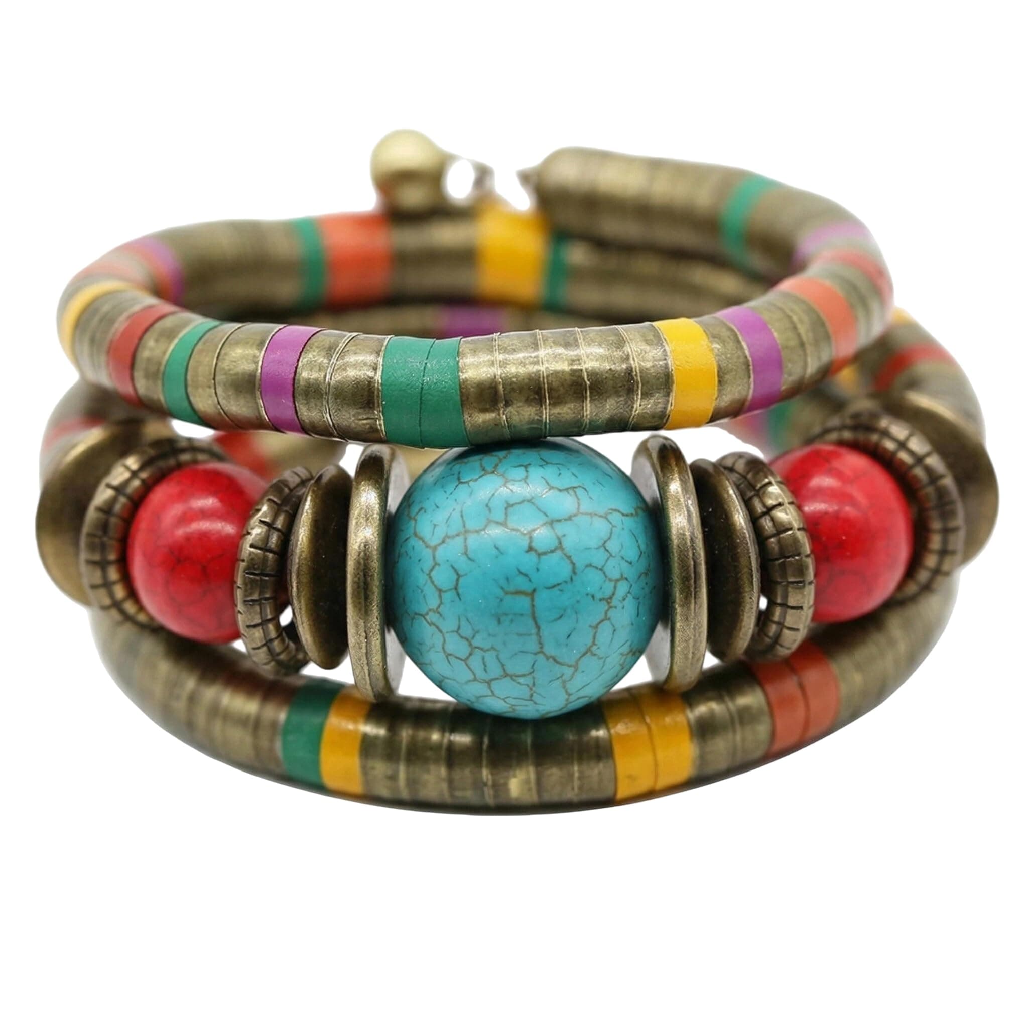 - African Handmade Tribal Beaded Ethnic Rope Bracelet, Ideal for Everyday Wear & Special Occasions