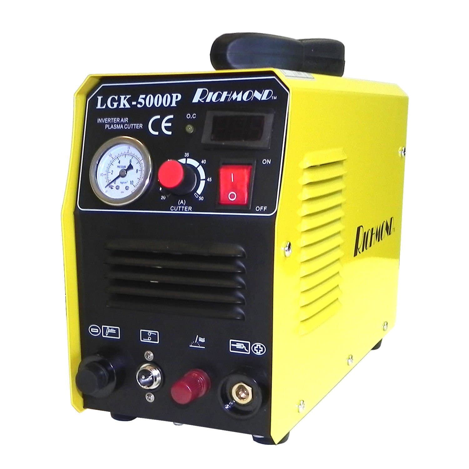 RICHMOND LGK-5000P PILOT ARC AIR INVERTER PLASMA CUTTER 110 / 220V 50A