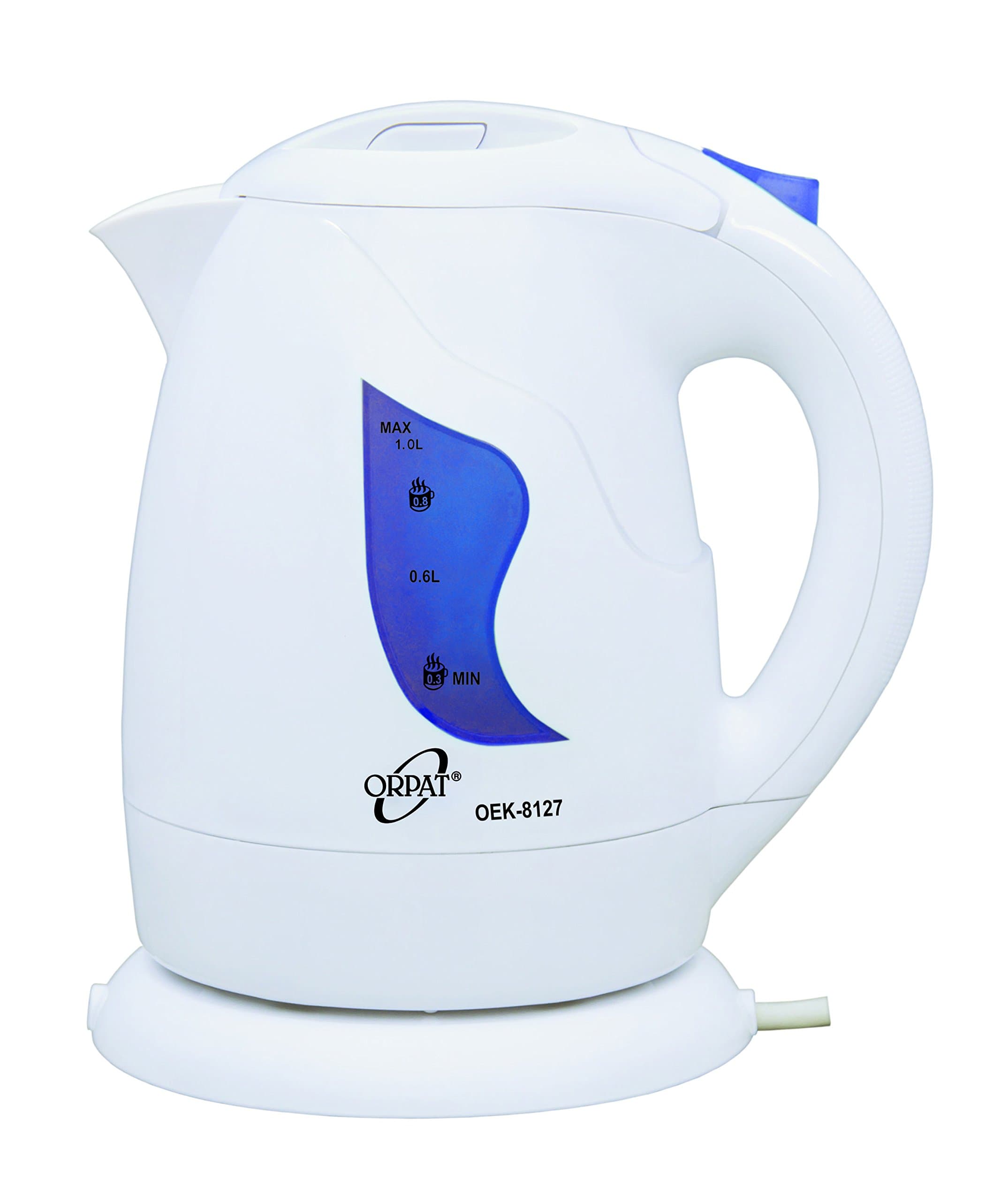 Orpat OEK-8127 1-Litre Cordless Kettle (Blue)