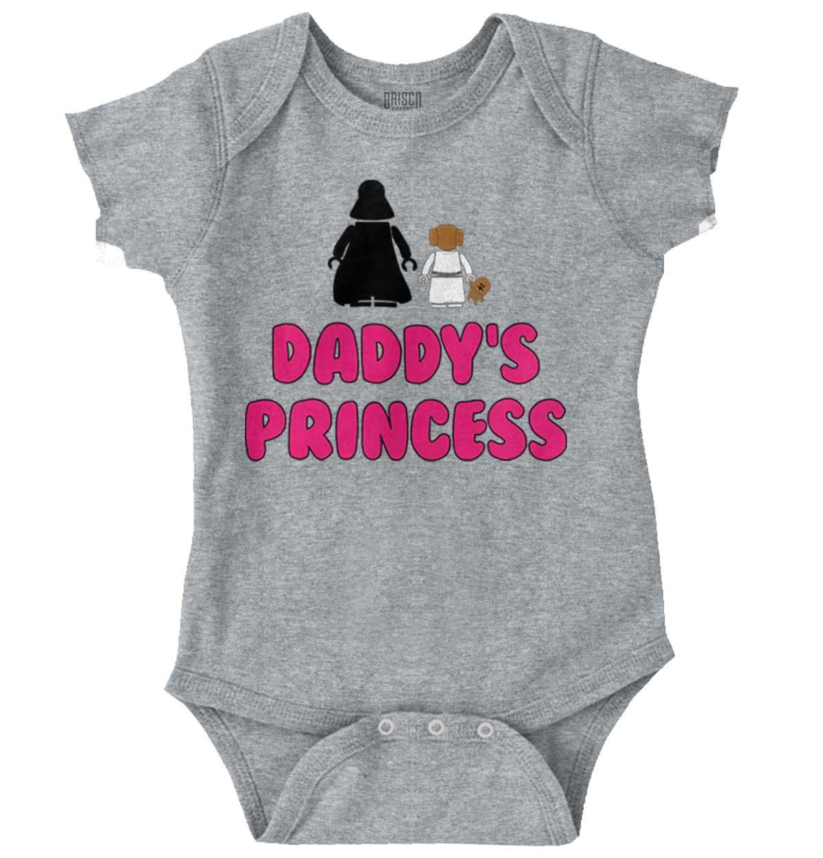 Brisco Brands Daddy's Princess Dark Galaxy Baby Bodysuit Jumper Girls