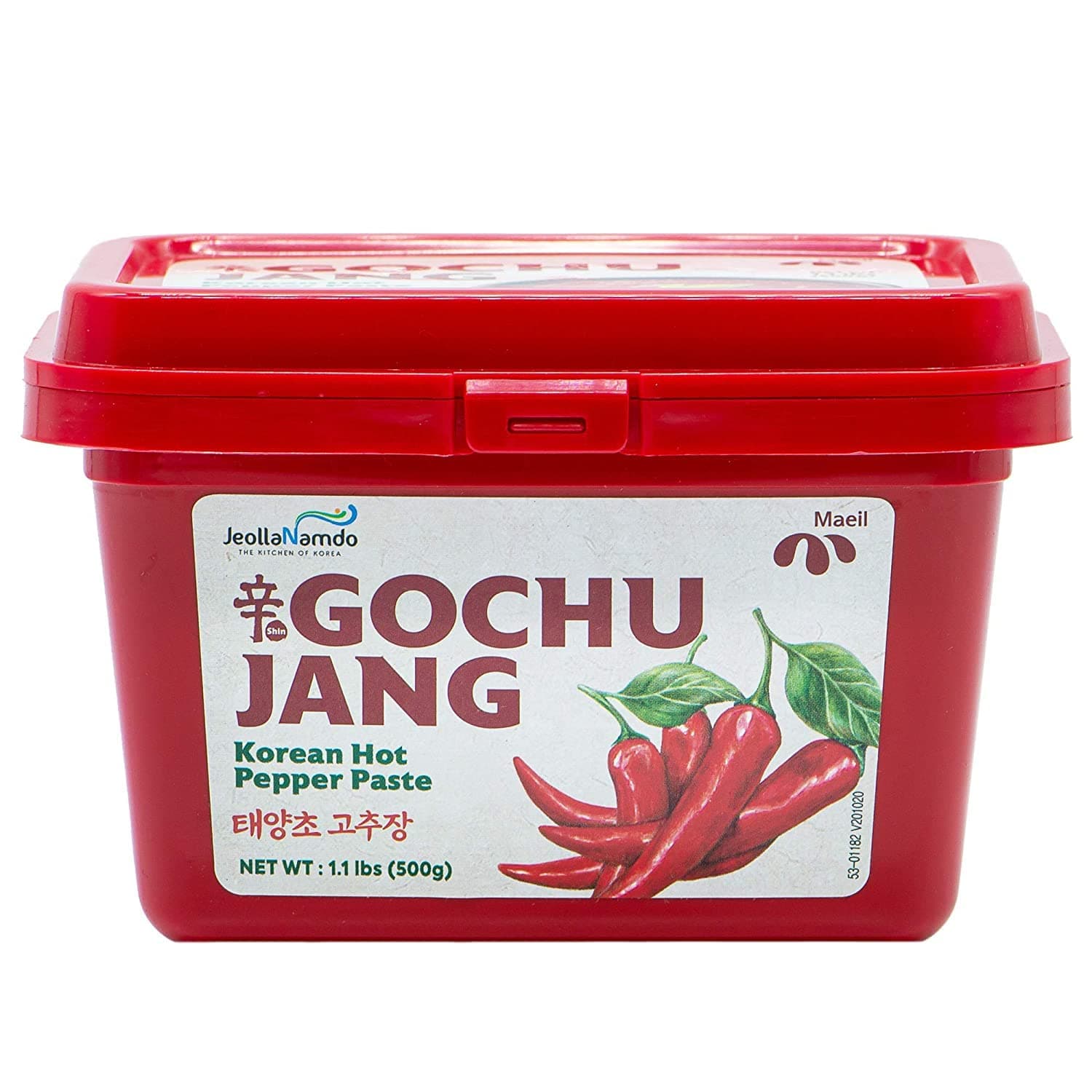 Maeil Spicy Korean Gochujang (고추장) Paste [Hot Pepper Paste], Traditional Fermented Chili Pepper, Perfect Jang Sauce for Dips and Marinades [Korean Chili] 500g