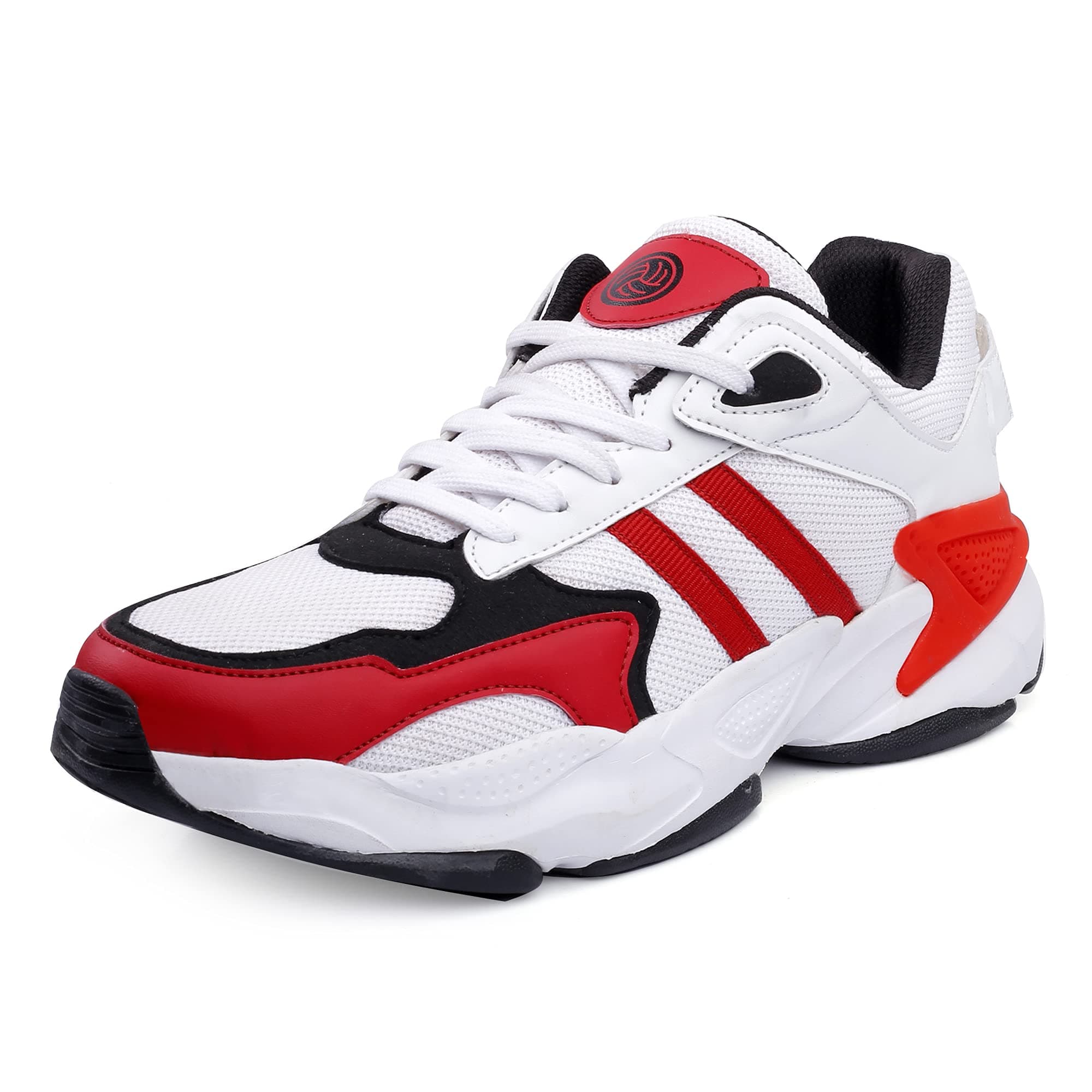 Bacca BucciMen's Falcon Running Shoes for Tuff Surface Run with TPR & Eva Sole and Breathable Upper