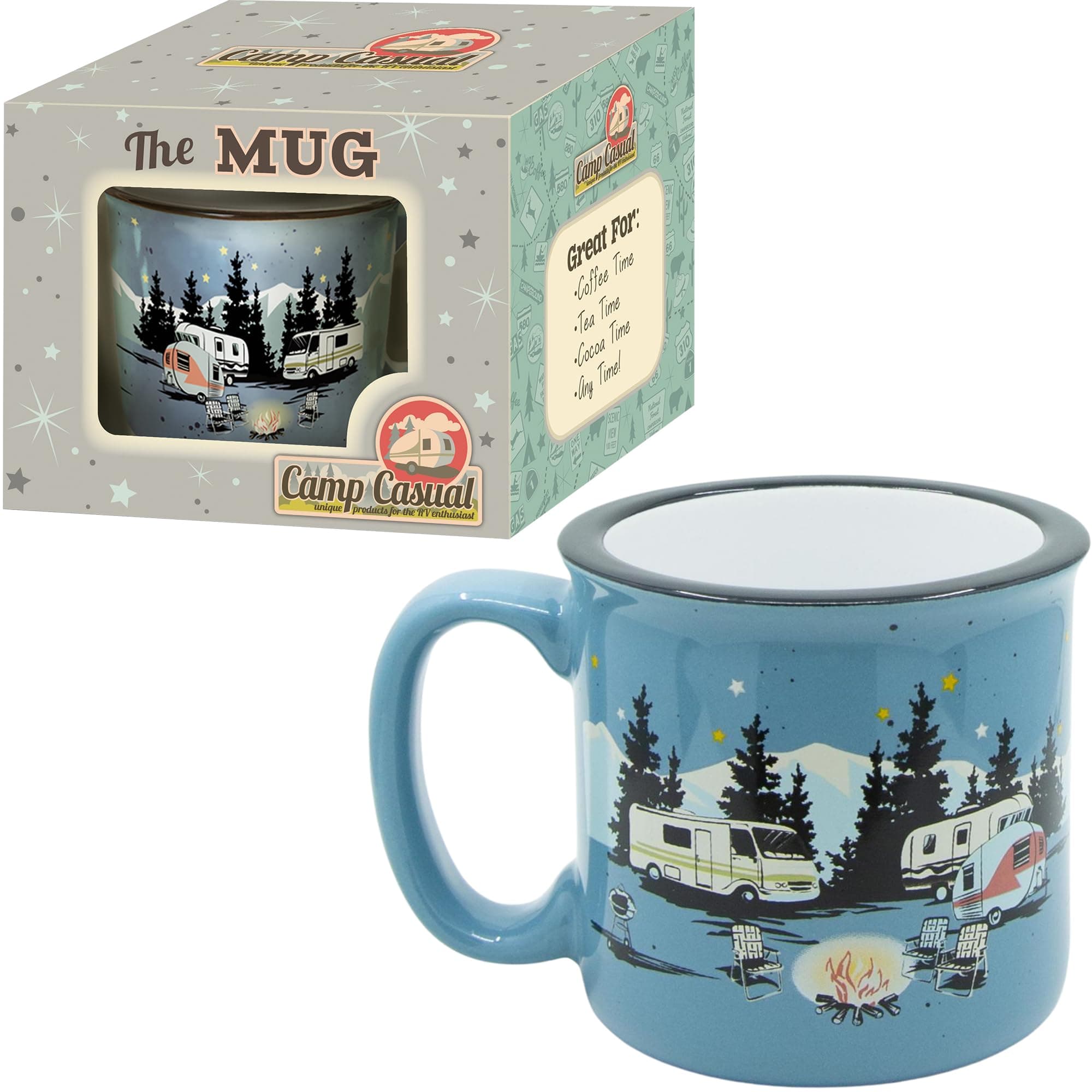 Camp Casual CC-004B Mug (Starry Night),1 Pack,Blue