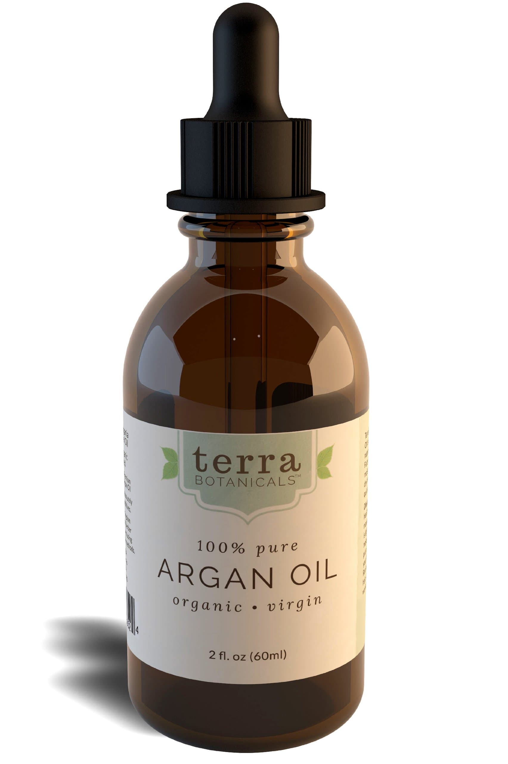 Virgin Argan Oil ~ 2 Fl Oz. ~ Certified Organic Moroccan Argan Oil ~ 100% Pure ~ Best Moisturizer and Conditioner for Hair, Skin, Face, Nails and Cuticles ~ Eco Certified ~ Highest Quality 3X Virgin ~ No Chemicals or Additives ~ No Hassle Guarantee!