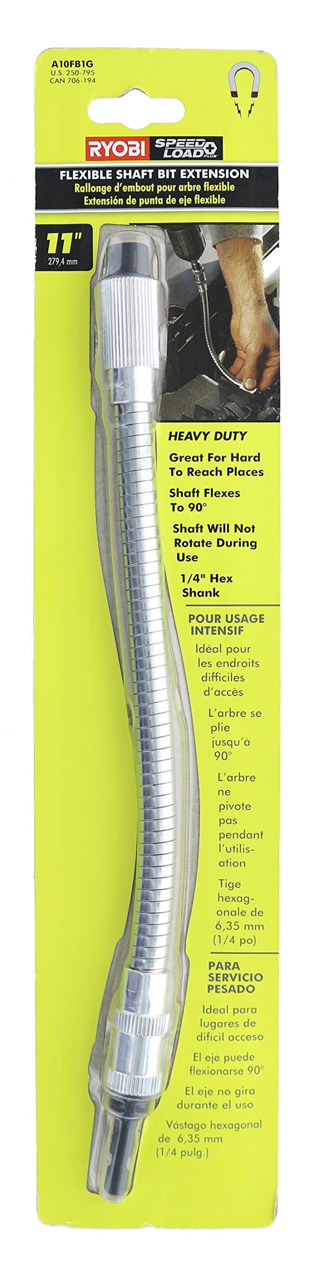 RYOBI 11 in. Flexible Shaft BIT Holder A10FB1G