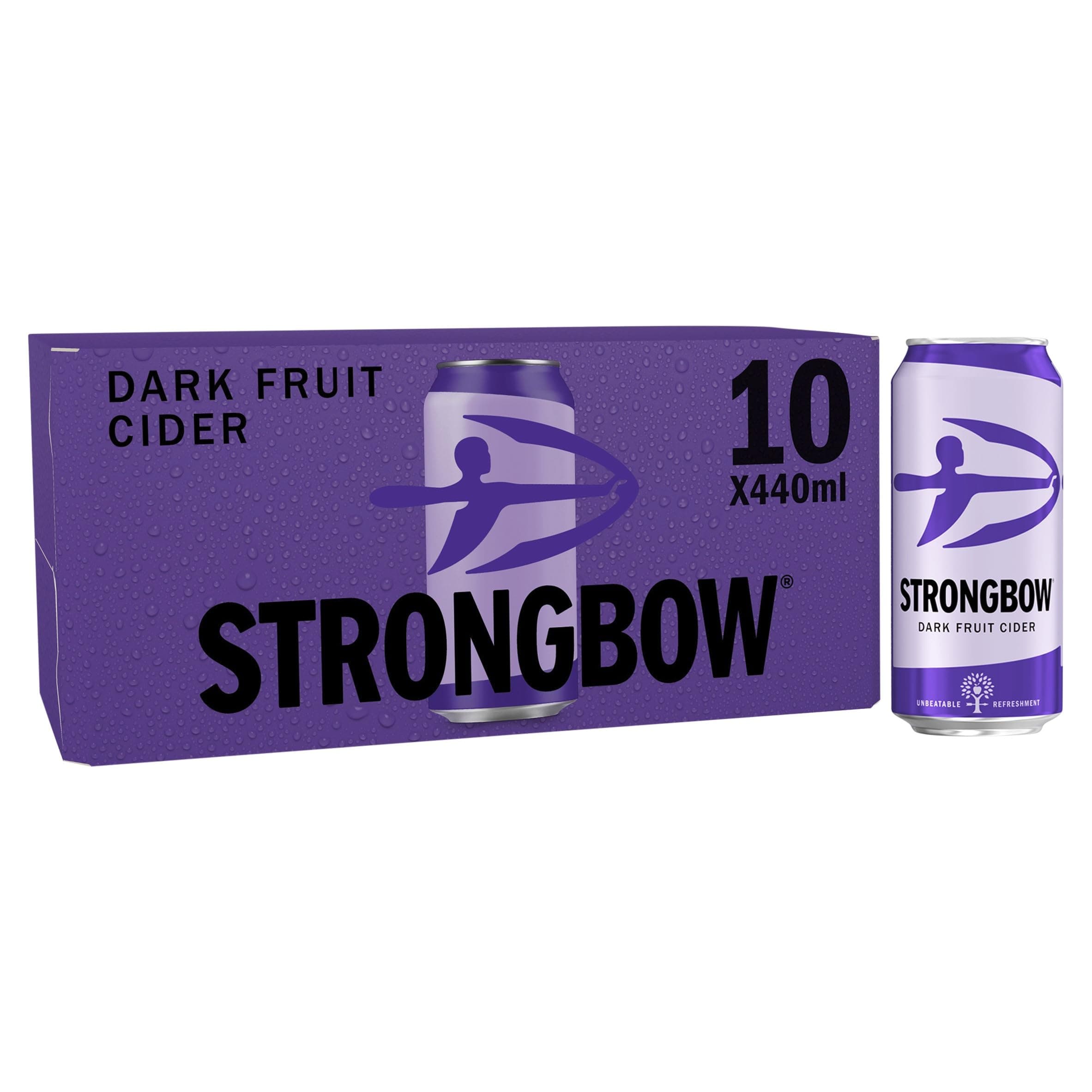 Strongbow Dark Fruit Cider Can 440 ml (Case of 10)