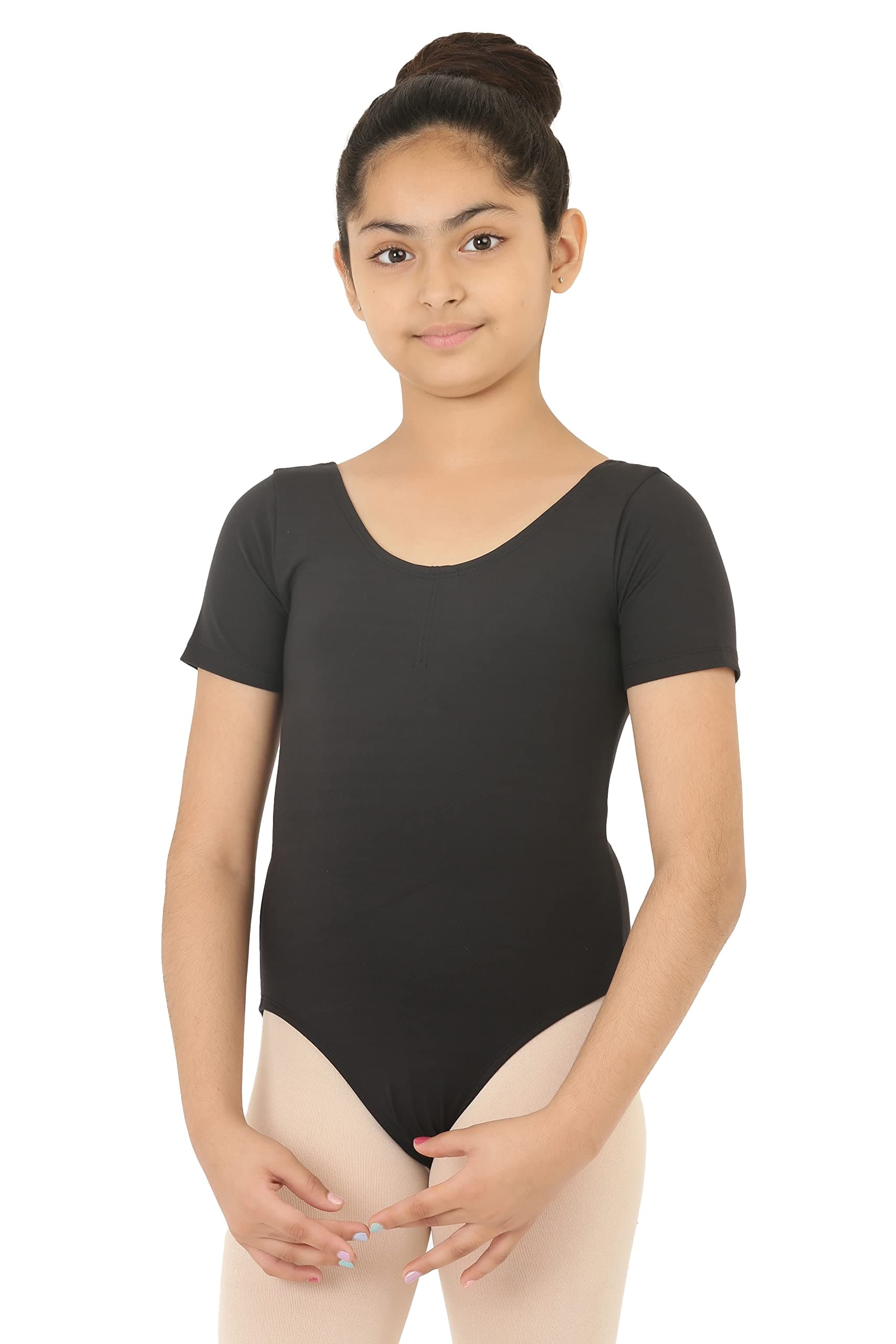 The Dance BibleGirls Basic Short Sleeve Ballet Gymnastics Leotard