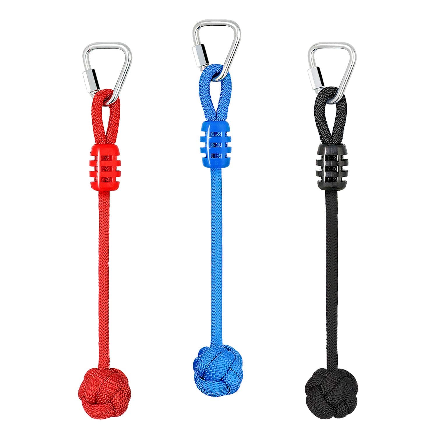 Rainbow Craft Ninja Warrior Slackline Ninja Fist Holds - Kids Ninja Backyard Ninja Training Equipments, Ninja Accessories for Ninja Warrior Obstacle Course, Ninja Fists, 3-Pack Monkey Boxing Hold