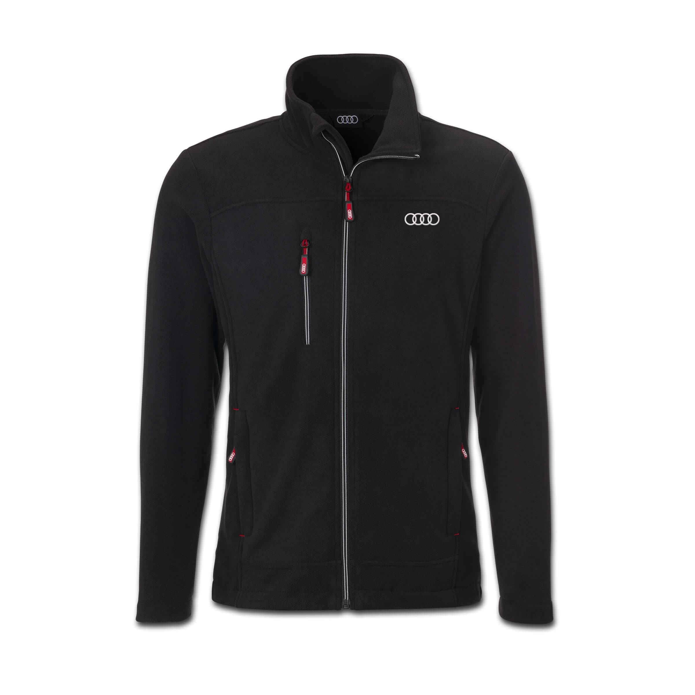 Audi Unisex Audi Fleecejacke Herren Schwarz Audi Men's Fleece Jacket Black