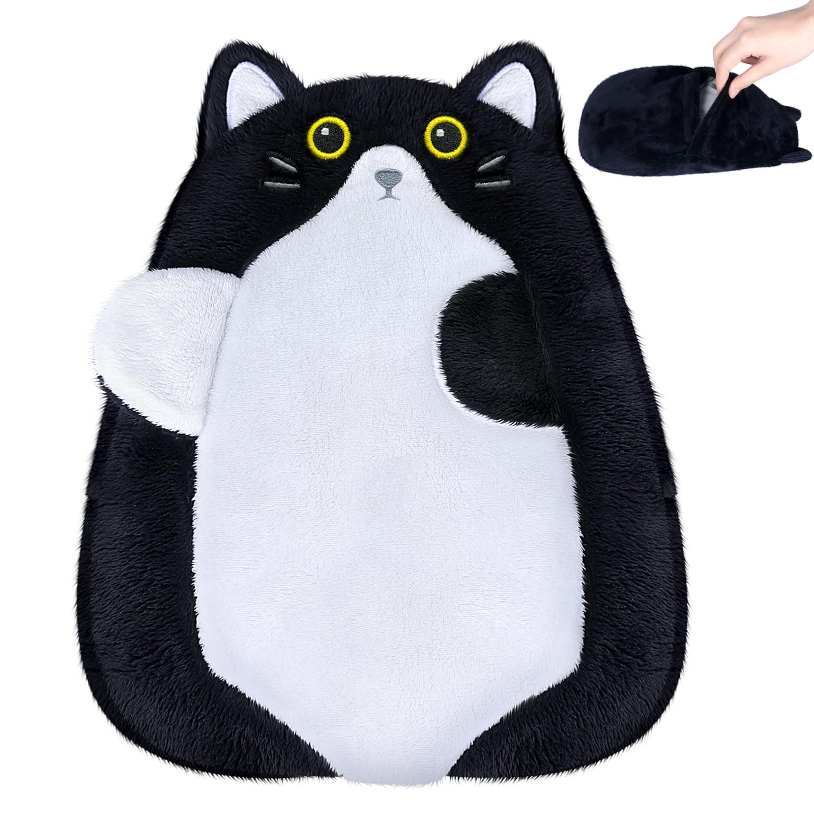 SuzziPad Microwavable Heating Pads for Cramps, Microwavable Stuffed Animals Period Cramps Pain Relief; Moist Heat Pad for Neck Shoulder Menstruation; Stress Relief Gifts for Women; Heat Pack Washable