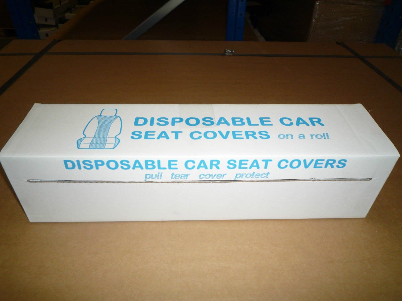 5 Packs of 100 White DISPOSABLE Car seat Covers