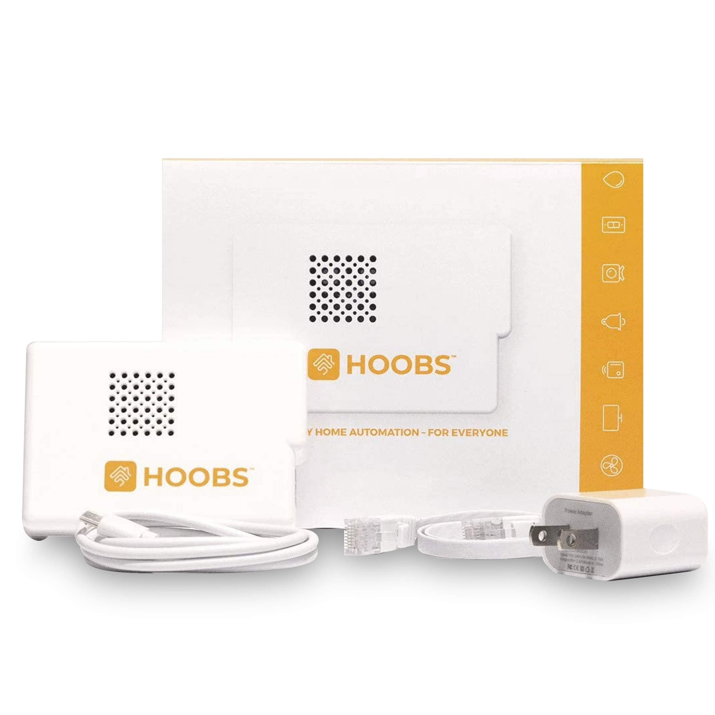 HOOBS All in One Box, Automation WiFi Connector and Smart Outlet, Perfect for Remote Systems and WiFi Extender, Automatic Light Switch, Smart Home Gadgets