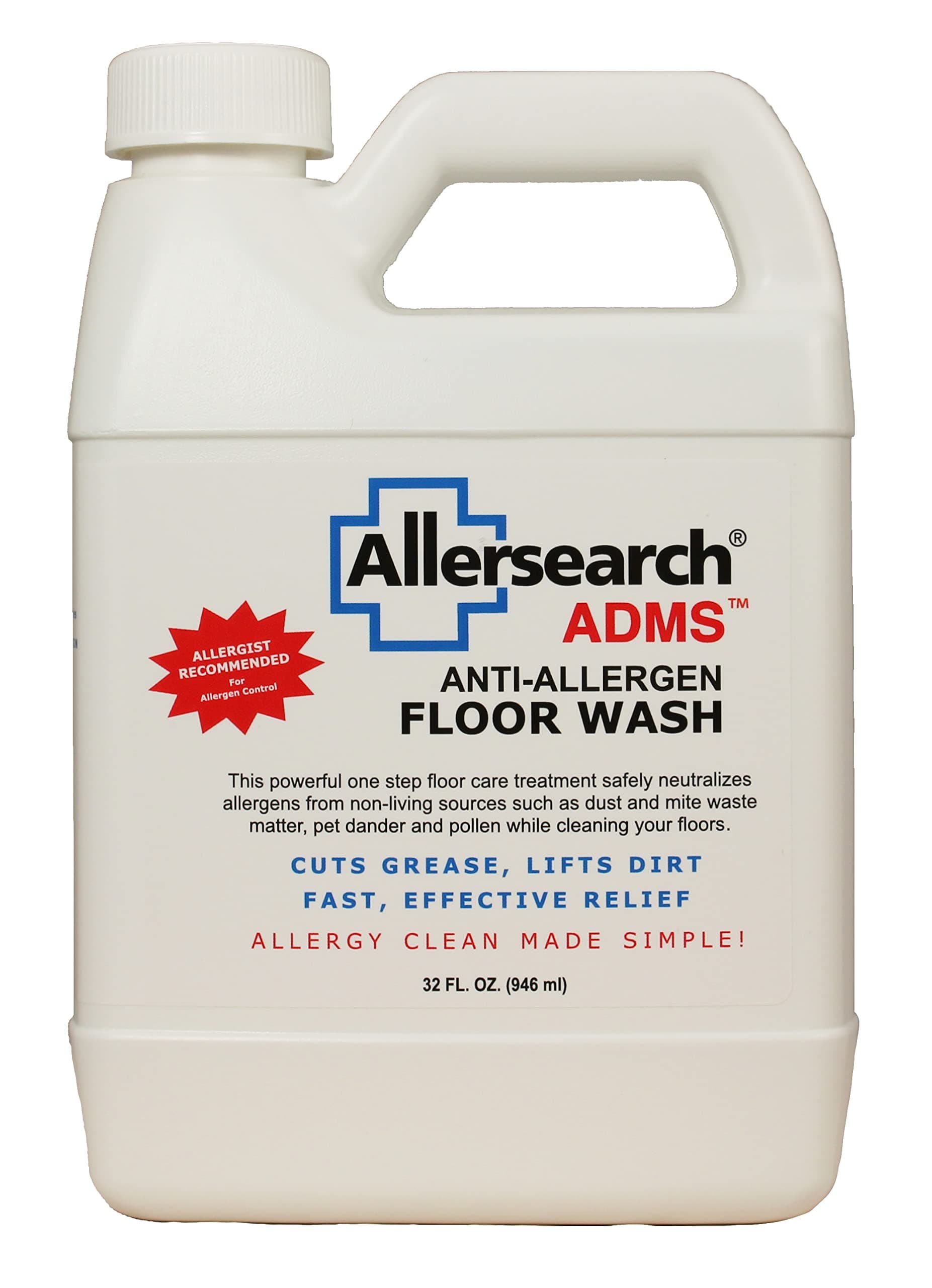 Allersearch ADMS Anti-Allergen Floor Wash 32 Oz