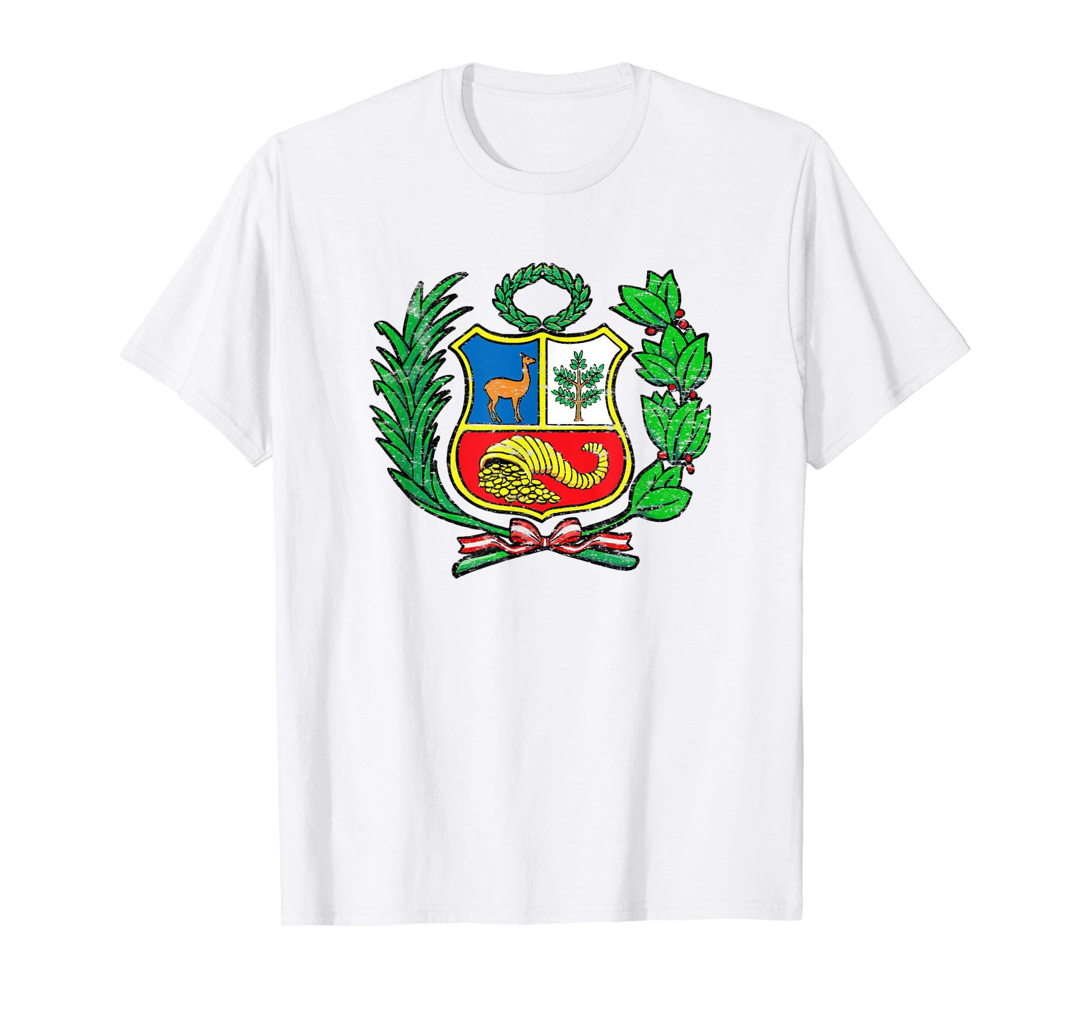 Peruvian PridePolo Peruano, Escudo Nacional, Camiseta de Peru T-ShirtOEKO-TEX STANDARD 100