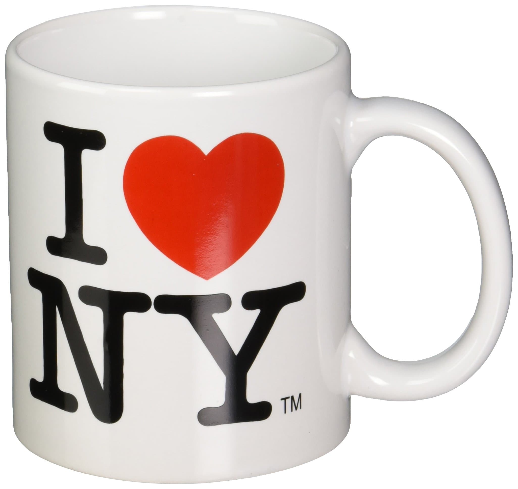 I Love New York Mug - White, New York Mugs, New York Souvenirs, NYC Coffee Mugs