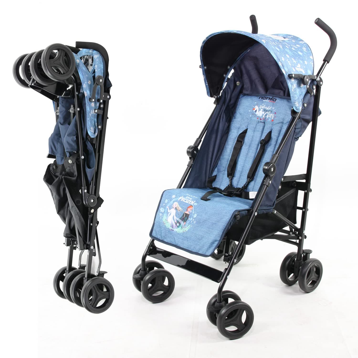 Nania - Pushchair Jet (6-36 Months) - Reclinable, Lightweight and Compact - Easy Folding - Disney (Frozen)