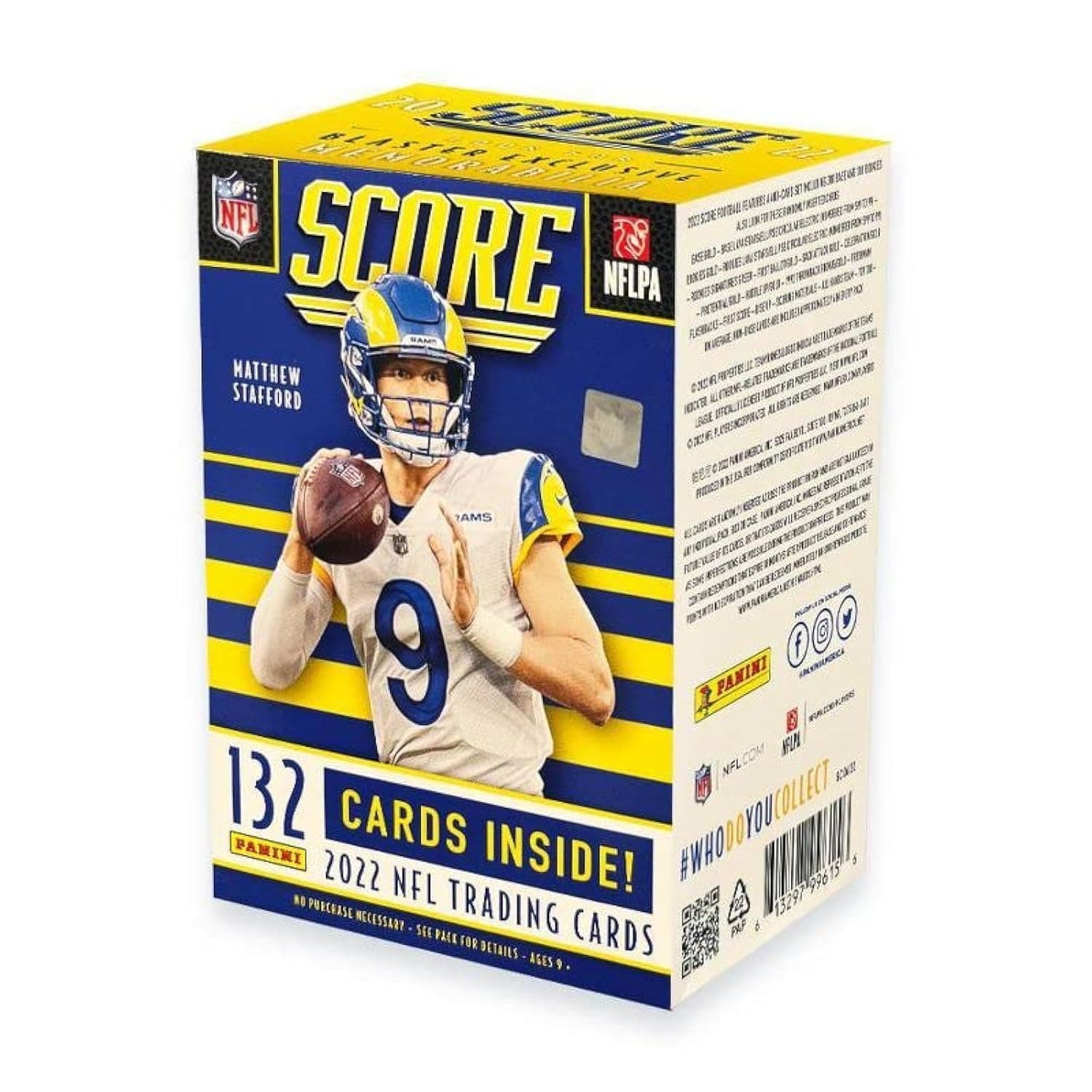 PANINI AMERICA INC 2022 Score Football Trading Card Blaster Box - 132 Cards Inside