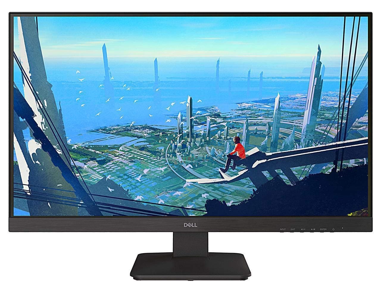 Dell Gaming LED-Lit Monitor 27" Black (D2719HGF), FHD (1920 x 1080) at 144 Hz, 2 ms response time, DP 1.2, HDMI, USB, 2W x 2 speakers, AMD FreeSync