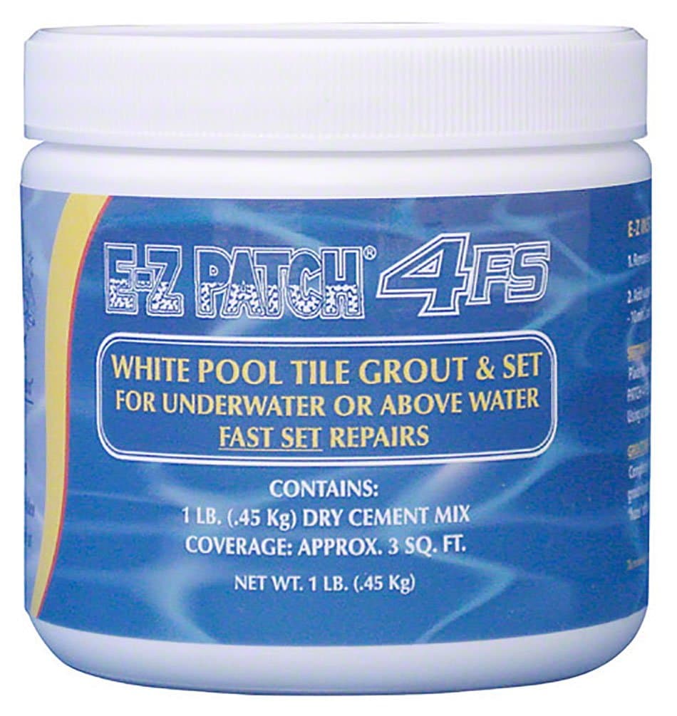 4 F. s. White Pool Tile Grout Repair (1lbs)