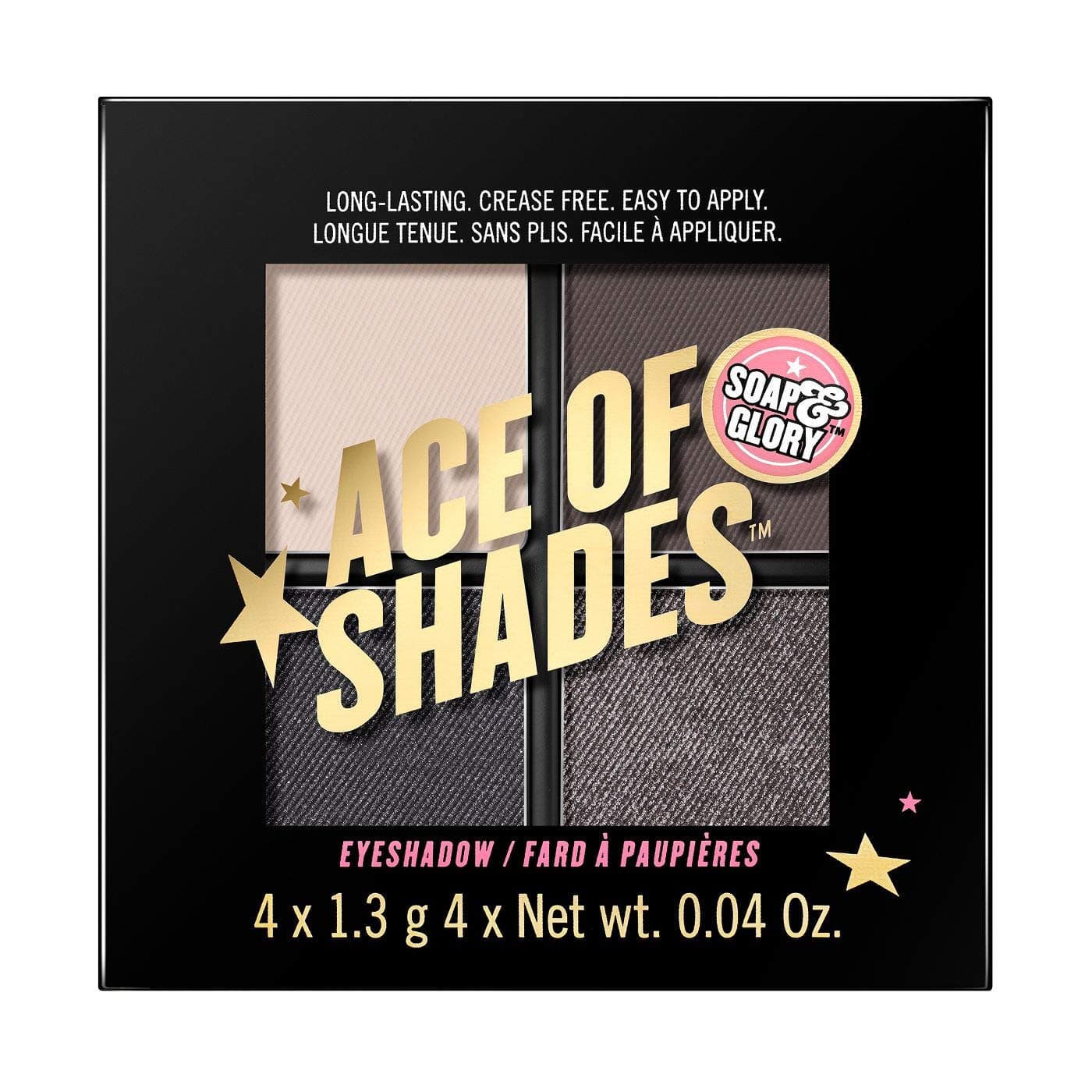 Soap & Glory Ace of Shades Eye Shadow Quad Smokey Dokey, pack of 1