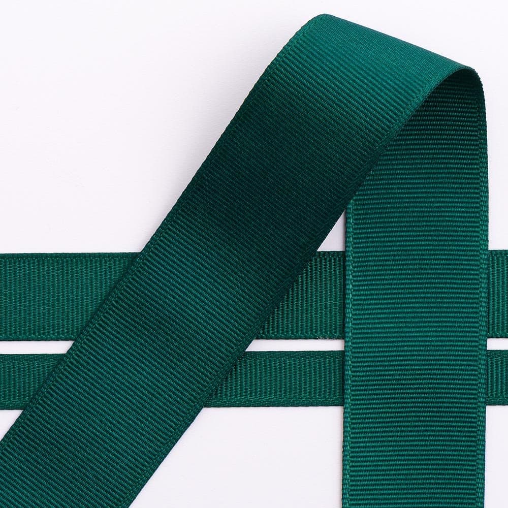 Italian Options Grosgrain Ribbon, 38mm x 10 Metre Roll, Dark Green