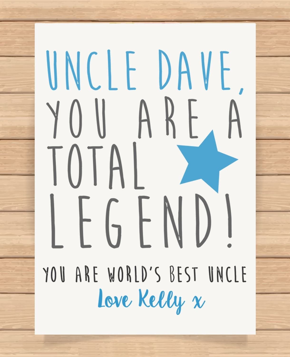 Personalised Presents Gifts For Brother Best Friends Colleagues Cousins Birthday Christmas Xmas New Home House Warming You Are The Best Funny Inspirational Quotes Prints Posters Wall Art