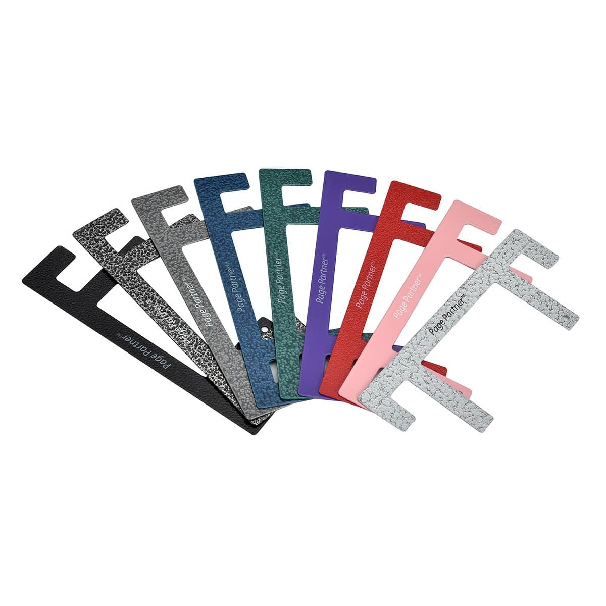 Page Holder Book Clip Bookmark - Many Colors Available - Silver Vein - Great Stocking Stuffer Gift! Hands Free Reading