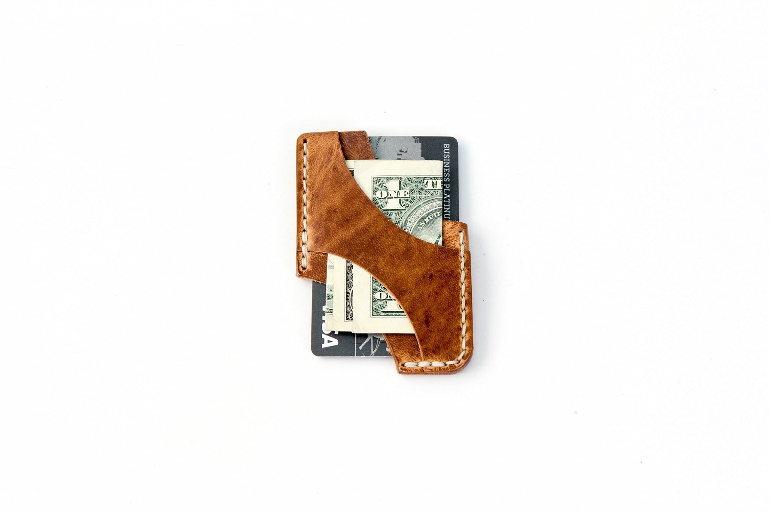 Luxury Hand-Made Leather Wallet by Rose Anvil – Minimalist Card & Cash Holder for Men – The Claude