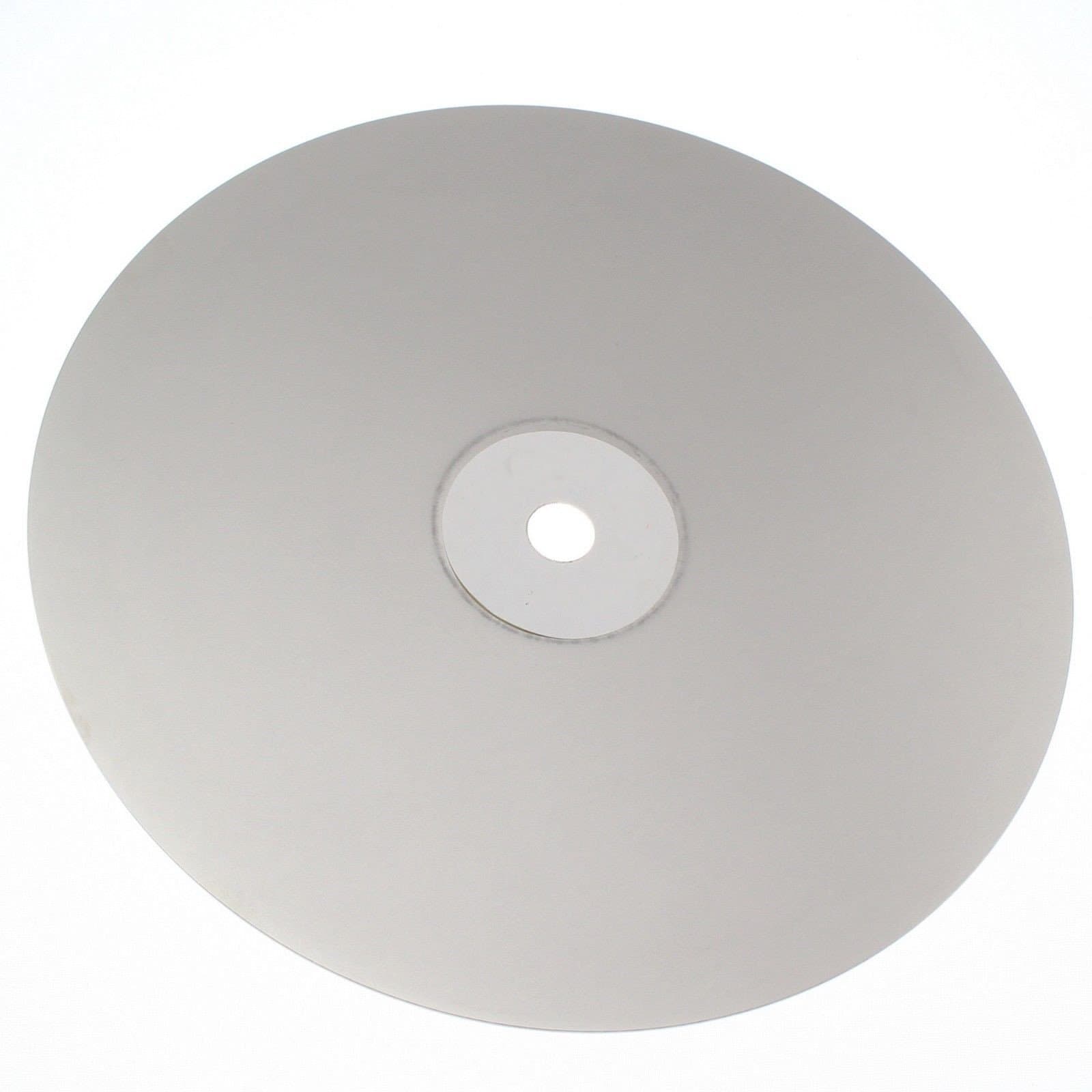 Drilax 8 Inch Diamond Flat Lap Disc 1200 Grit | 8" x 1/2" Arbor Hole | Single Sided Diamond Lapping Pre-Polishing Wheel for Lapidary, Gemstone, Glass, Stone Finishing | Solid Steel Base