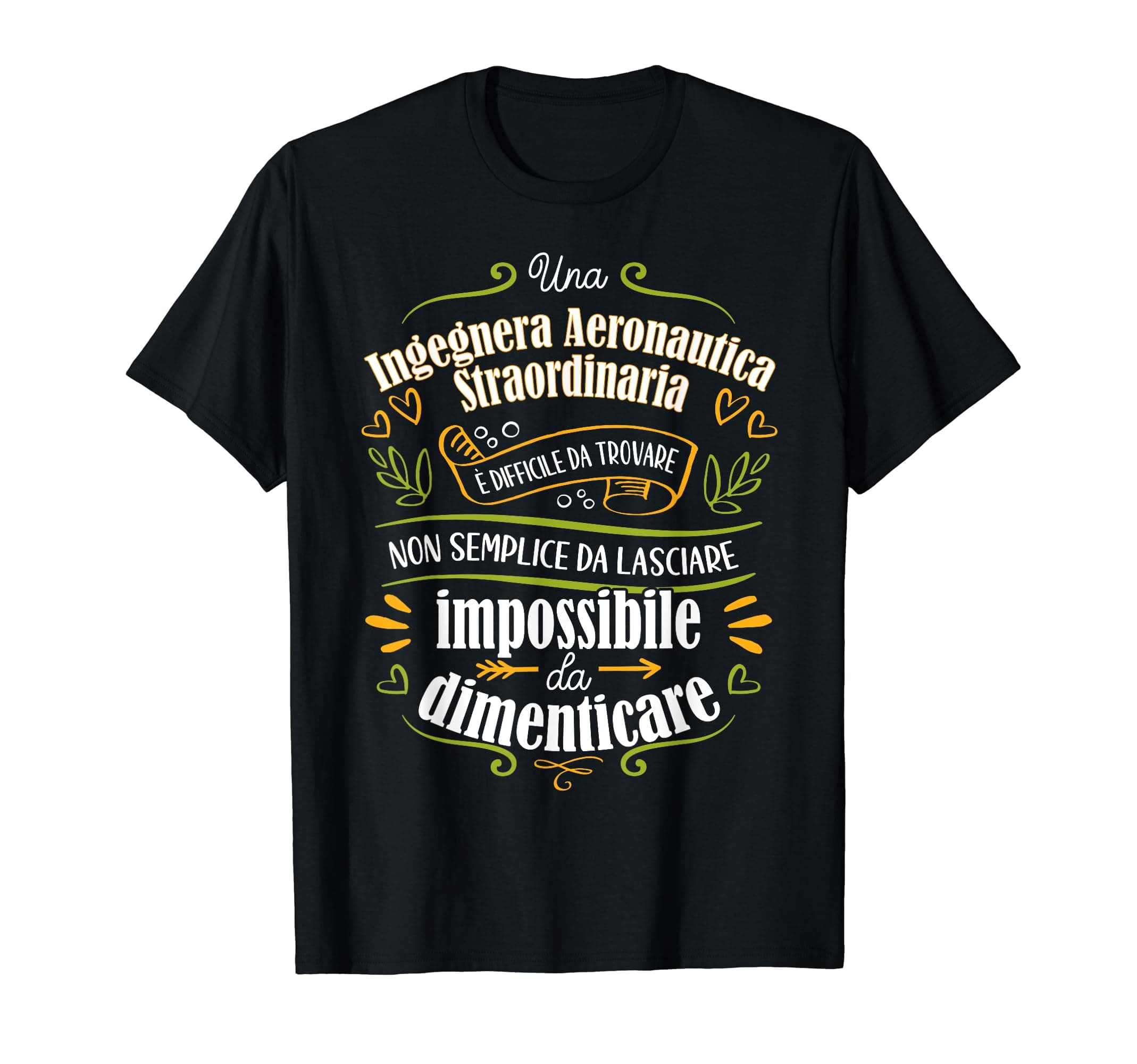 Idea Regalo Per Ingegnera Aeronautica RegaliIngegnera Aeronautica Straordinaria - Ingegnere Aerospaziale T-Shirt