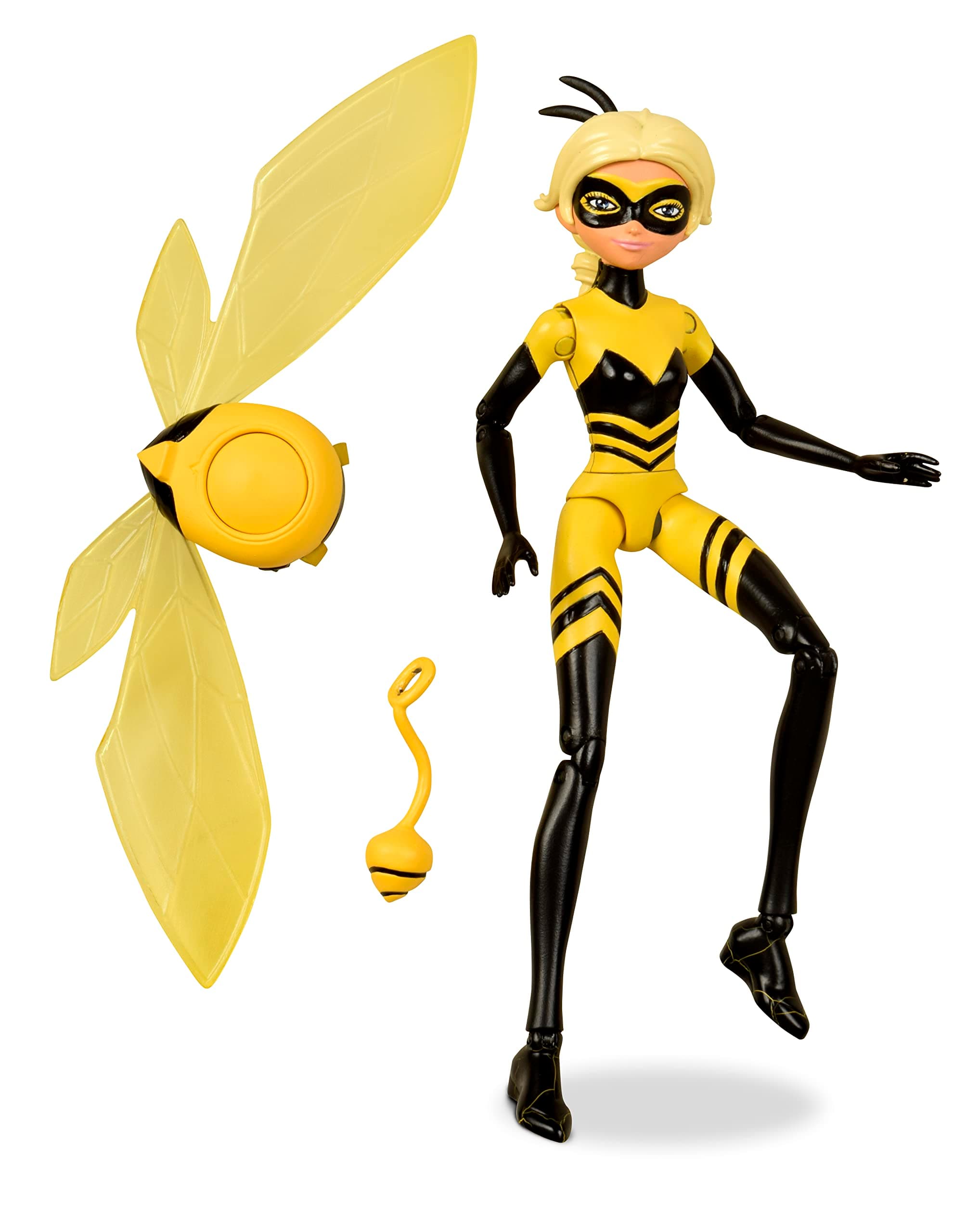 - Miraculous Ladybug - Mini-Puppe Queen Bee - Gelenkpuppe 4.75" und ihre Accessoires - Superhelden-Figur - P50405
