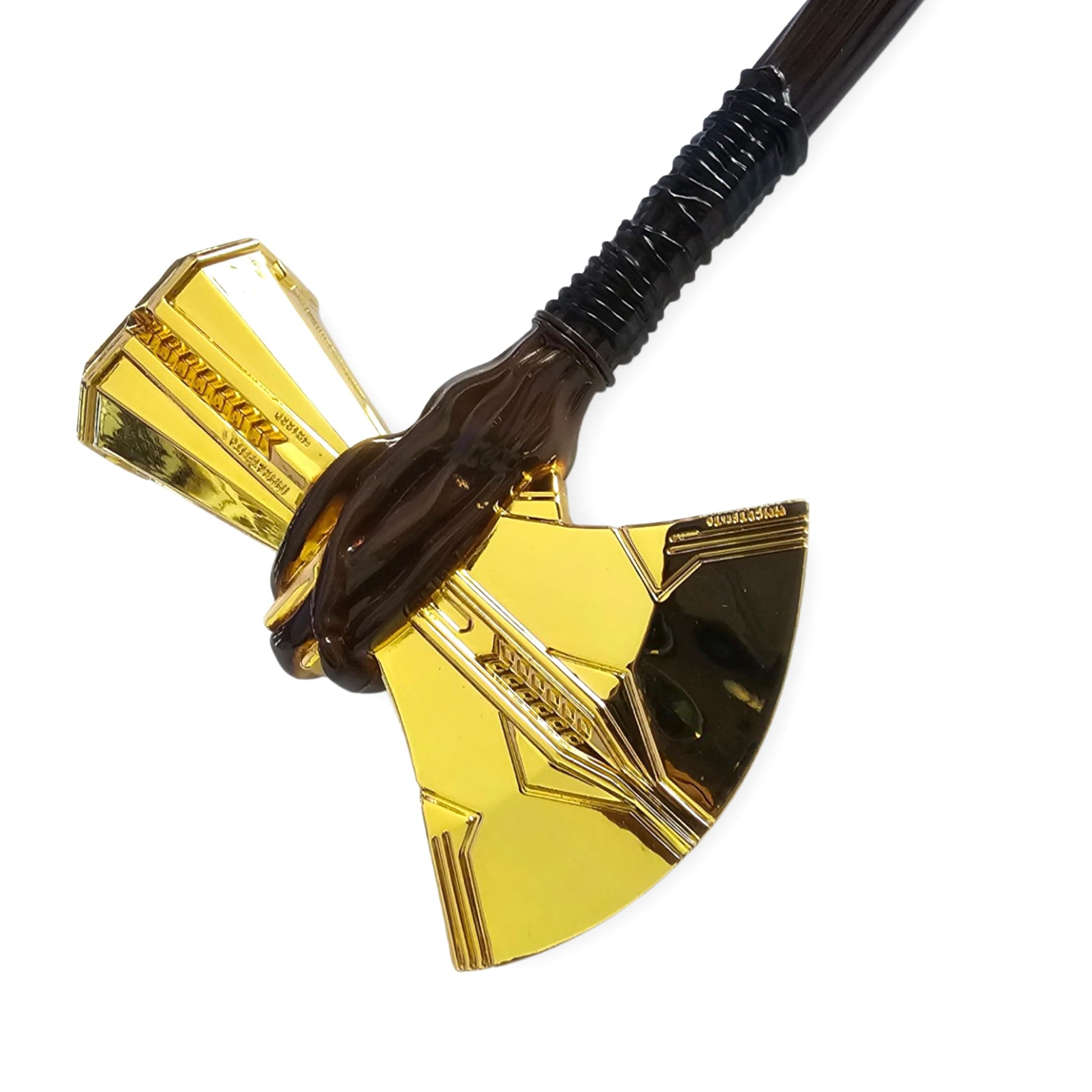 Premium Marvelous Thor Stormbreaker Axe Replica Collectible 21cm | Large Metal Legendary Weapon Ornament - 276g Weighted Viking Craftsmanship | Premium Norse Symbol | Ideal Adult Fan Gift (Gold)