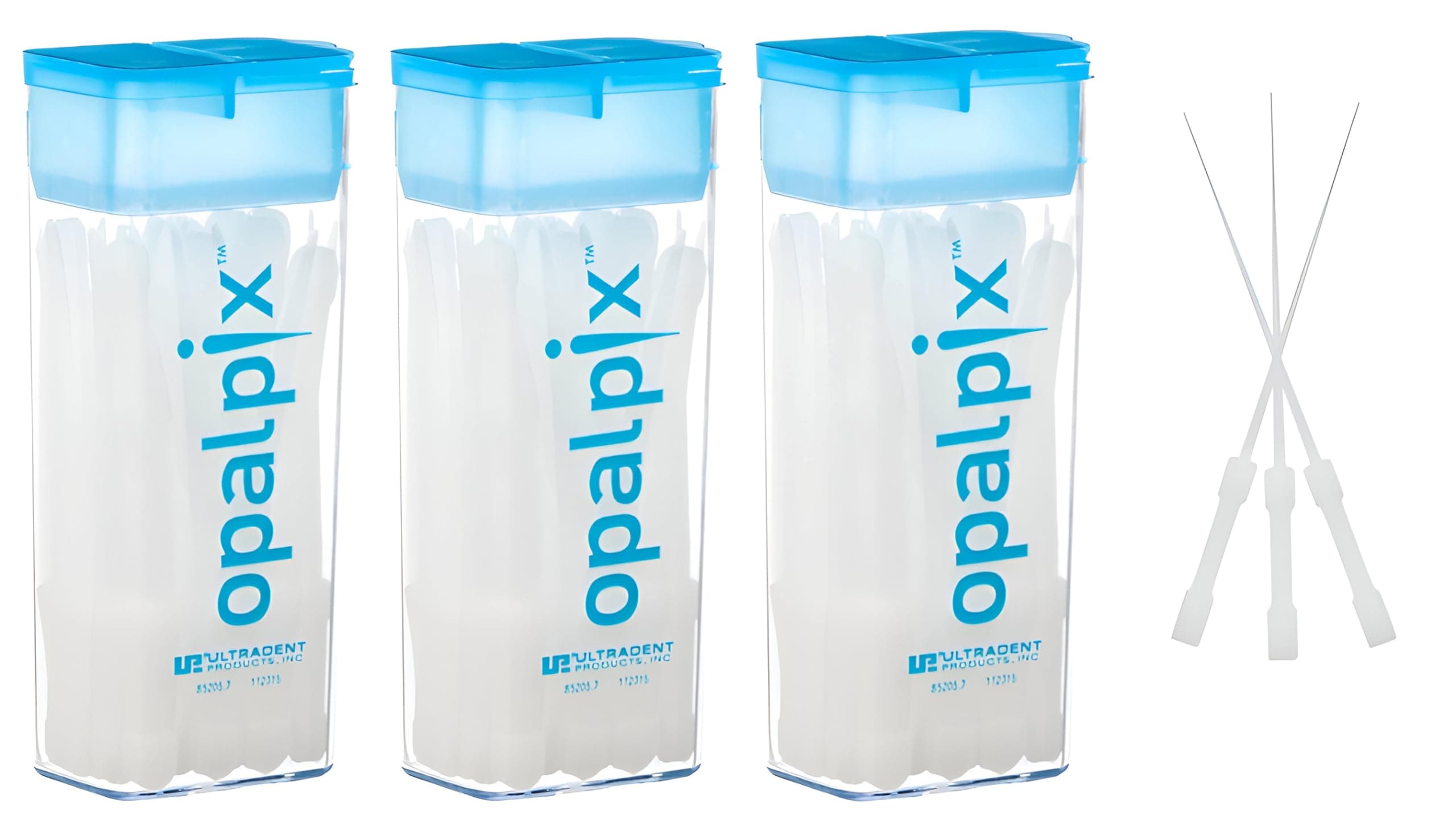 OpalPix Dental Picks (3 Packs) 32ct per Pack. Toothpicks by Opalescence GO Plastic Tooth Dental Pick Oral Care Soft. 5590-3