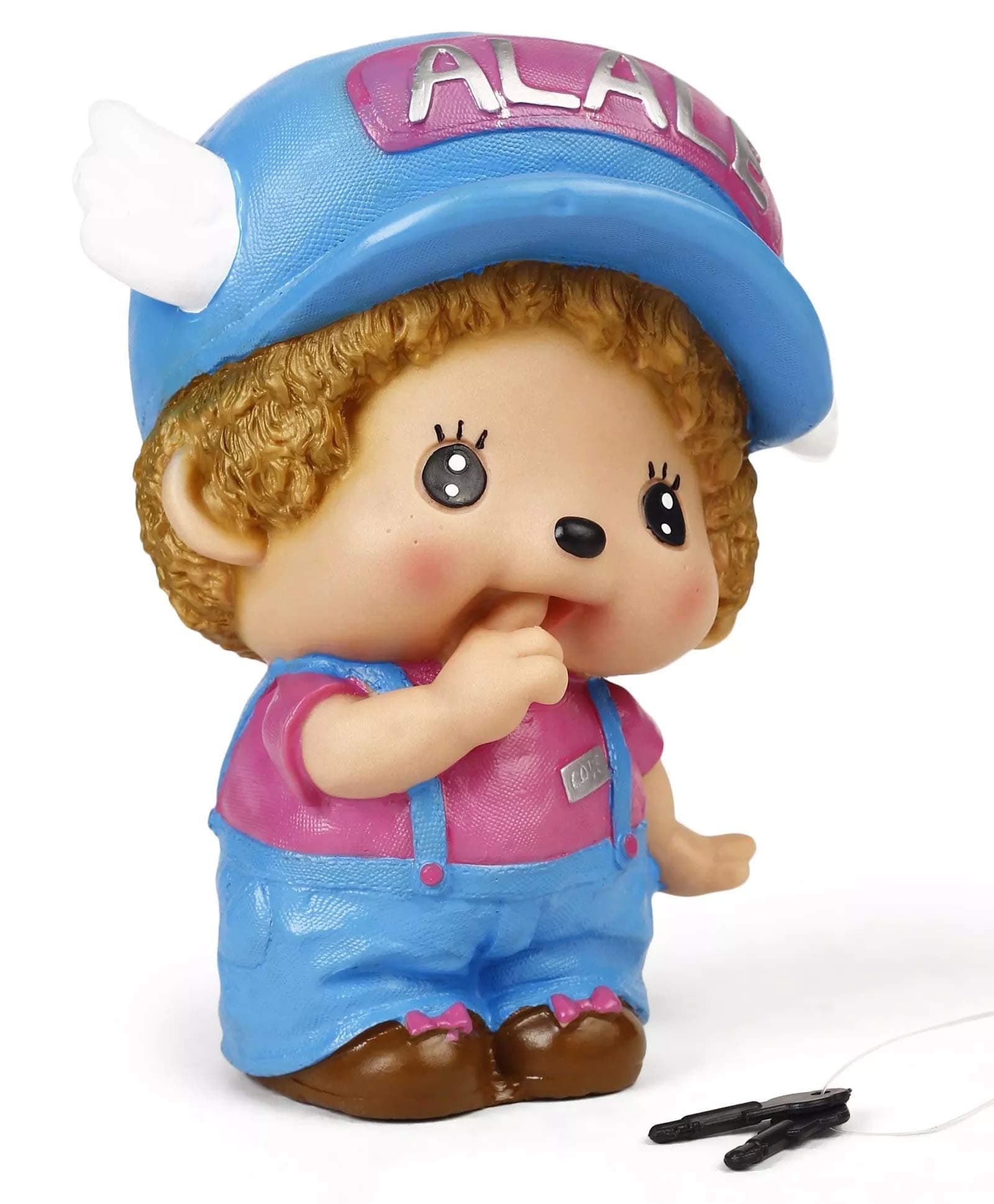 JOY STORIES™ Piggy Bank for Kids / Dolls for Girls & Boys / Baba Doll Shaped Money Saving Box / Boy Coin Holder for Kids