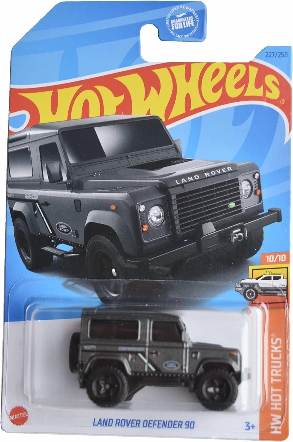 Land Rover Defender 90, HW Hot Trucks 10/10 [Gray] 227/250