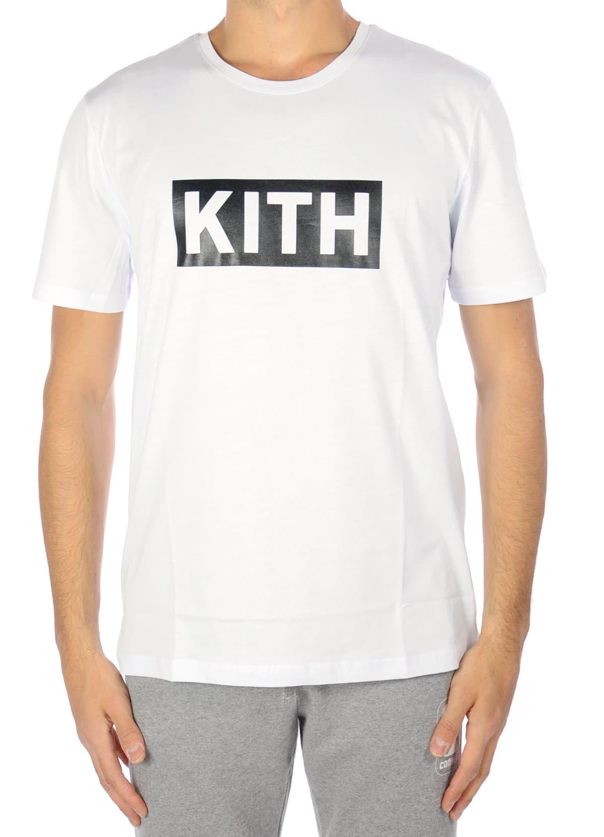 KITH T Shirt Manica Corta Uomo Bianco