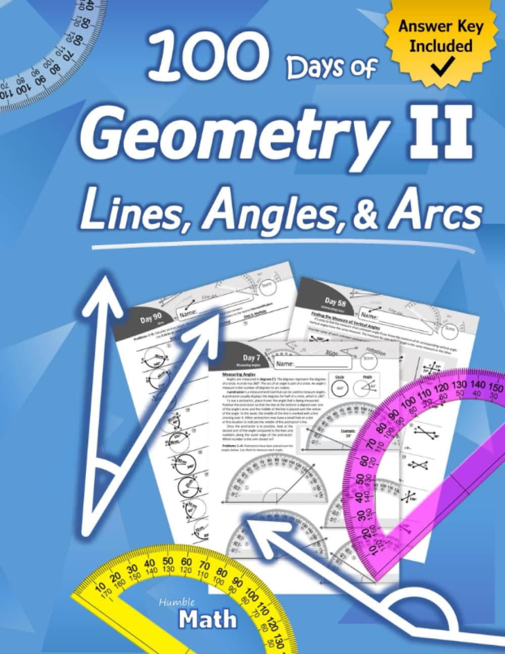 Geometry II - Lines, Angles, & Arcs