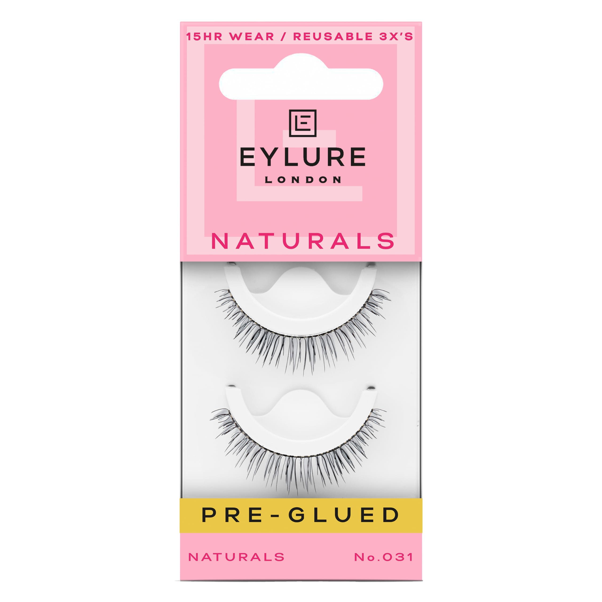 Eylure Pre-Glued False Eyelashes, Naturals No. 031