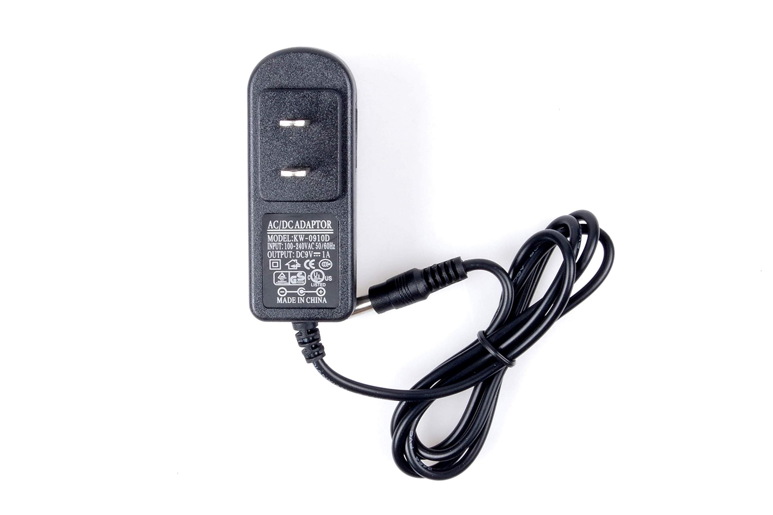 LIVISN DC 9V 1A Power Supply Adapter, AC 100-240V to DC 9V Transformers, Switching Power Supply for 9V 3528/5050 LED Strip Lights, 9W Max, 9 Volt 1 Amp Power Adaptor, 2.1mm X 5.5mm US Plug