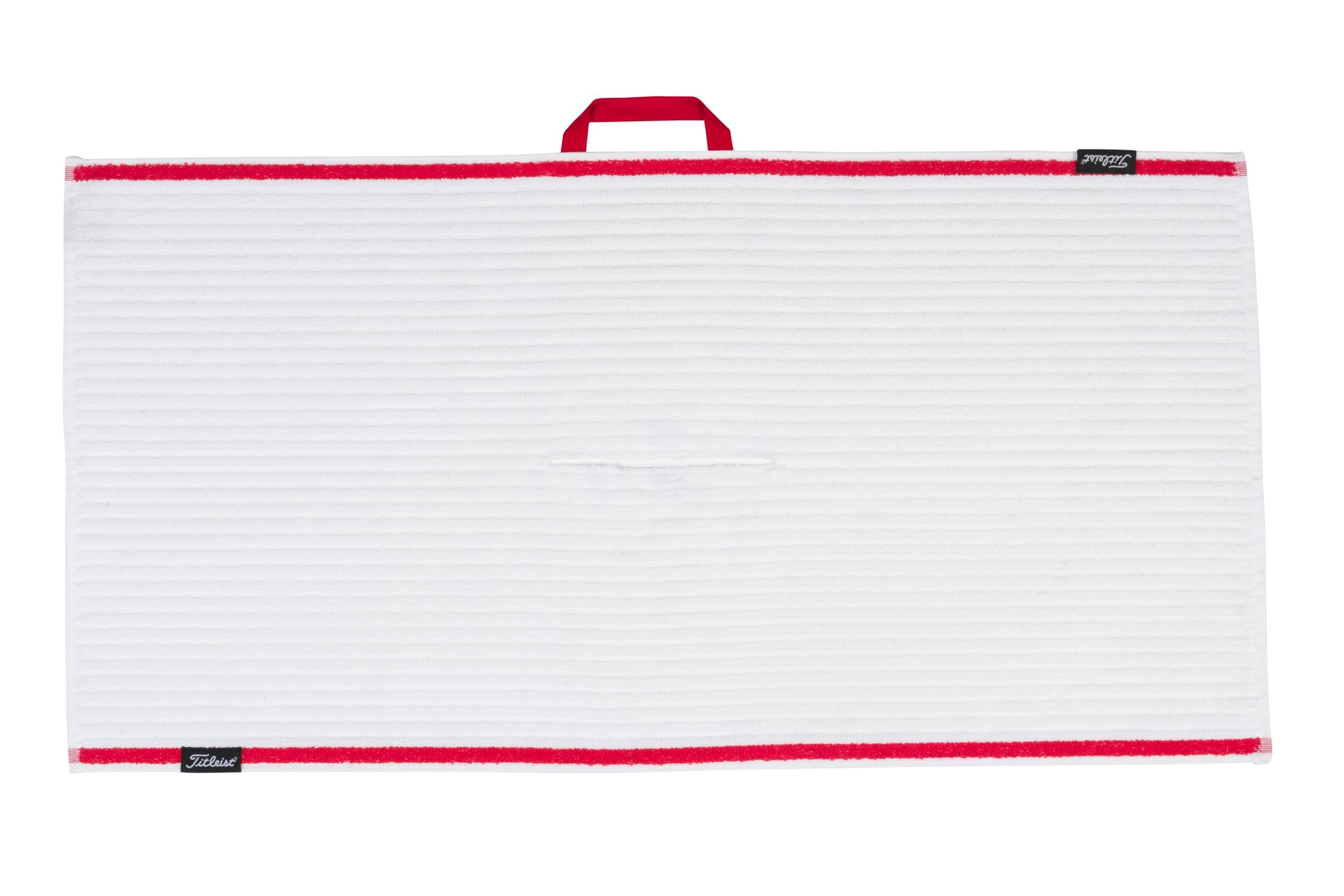 Tour Staff Golf Towel, White, 20 x 40-Inch