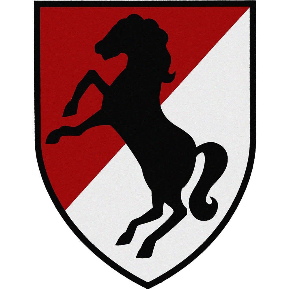 U.S. Army 11th ACR (Armored Cavalry Regiment) Vinyl Decal