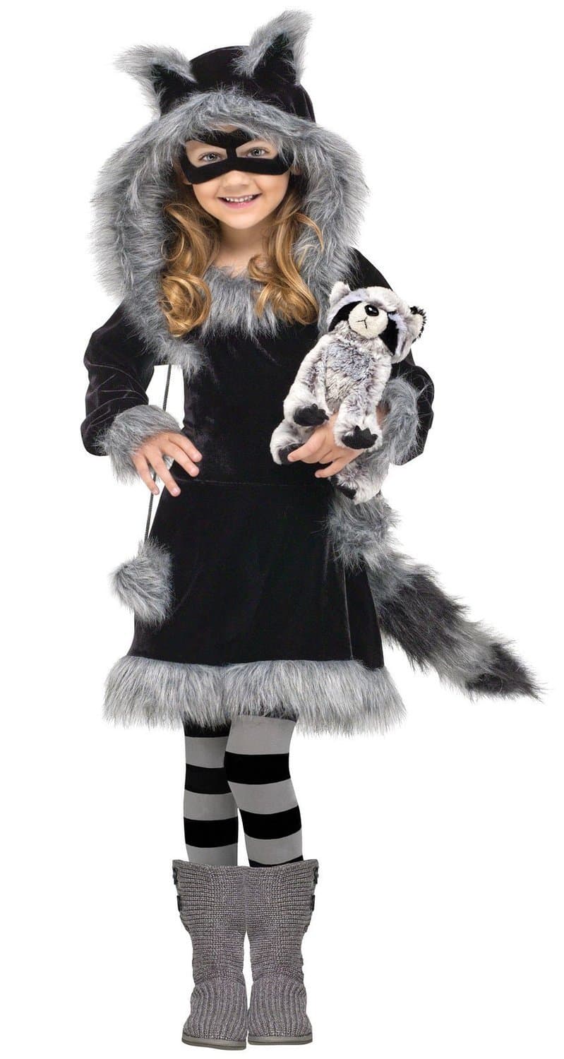 Fun WorldLets Party Sweet Raccoon Child Costume