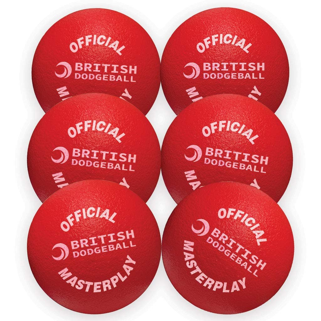 British Dodgeball - Foam Dodgeball - 15cm, Single (Red)