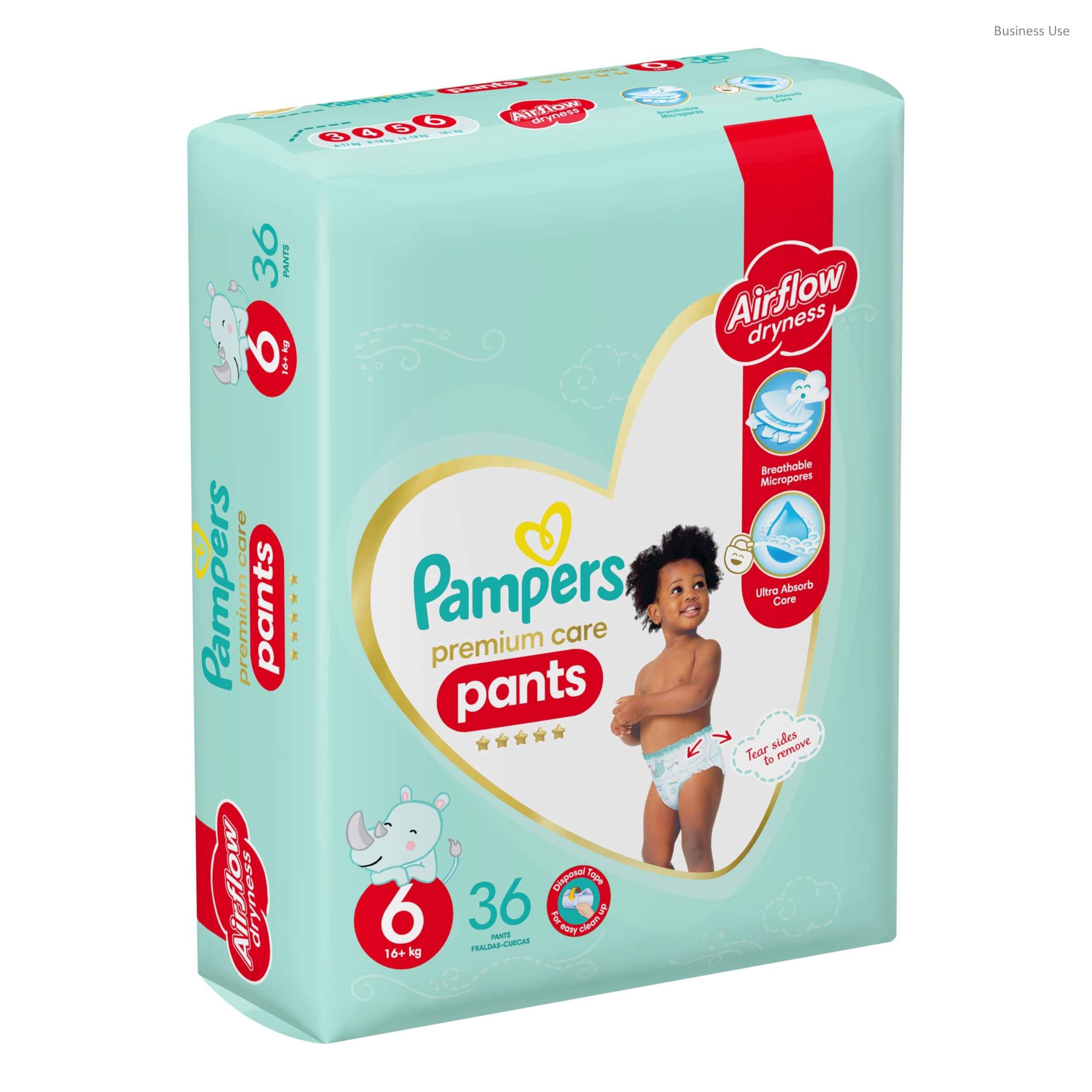 Premium Care Taped Baby Diapers, Size 5, 11-16kg, Unique Softest Absorption for Ultimate Skin Protection, 168 Count