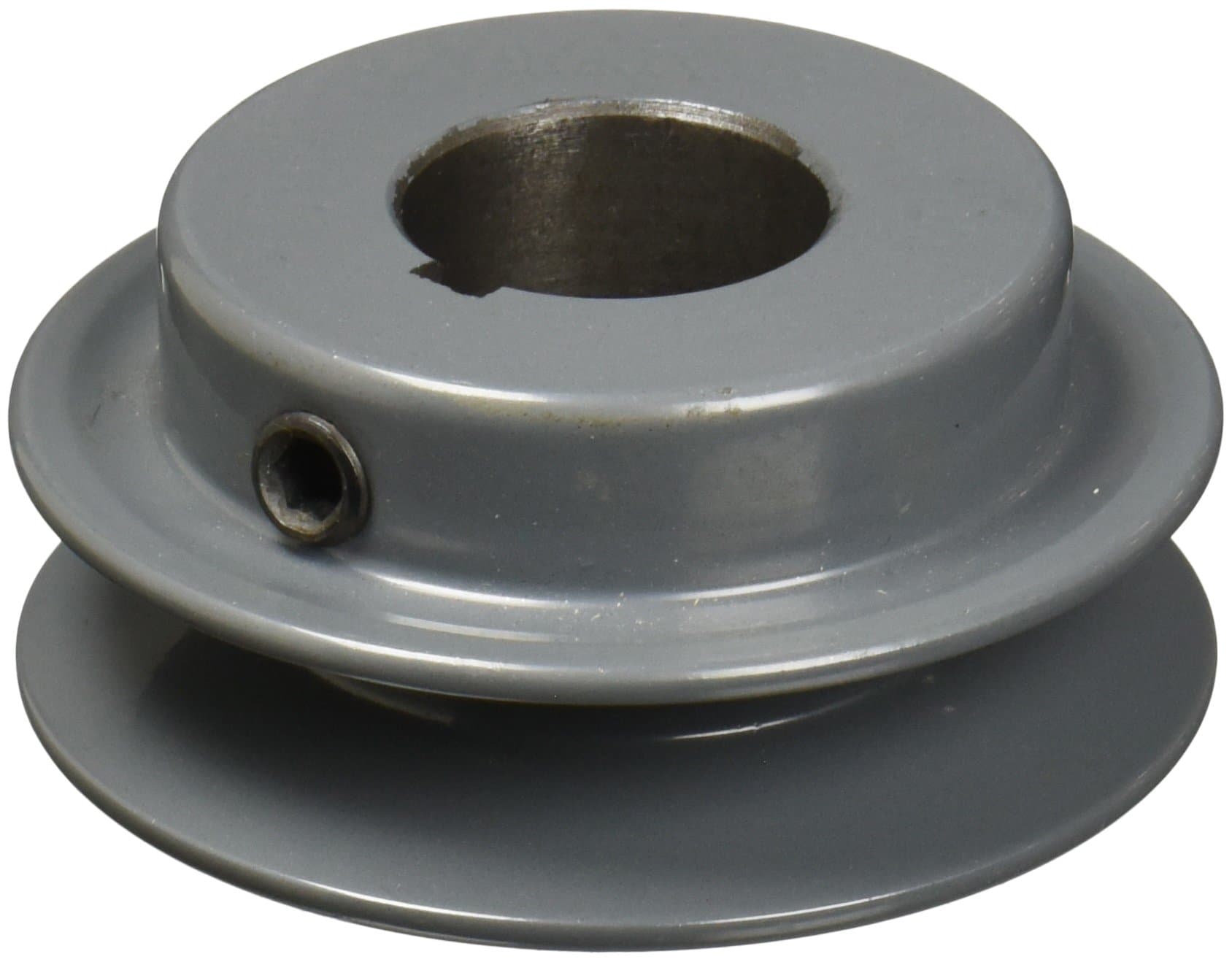 TB WoodsAK2558 FHP Bored-to-size V-Belt Sheave, A Belt Section, 1 Groove, 5/8" Bore, Cast Iron, 2.55" OD, 9810 max rpm