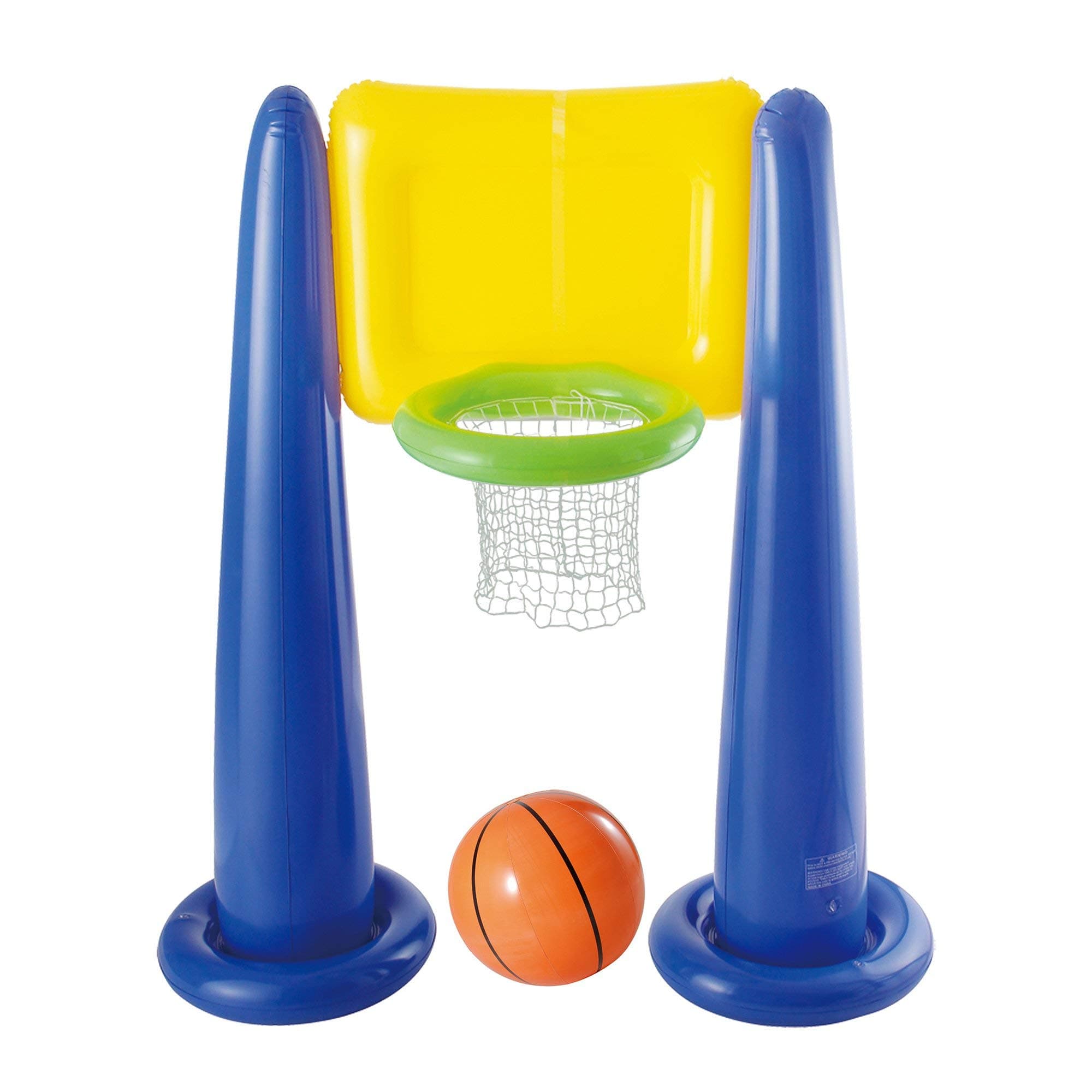 Big Play Sports Jumbo Inflatable Pool Basketball Hoop Set w/ Ball | KF0062000167